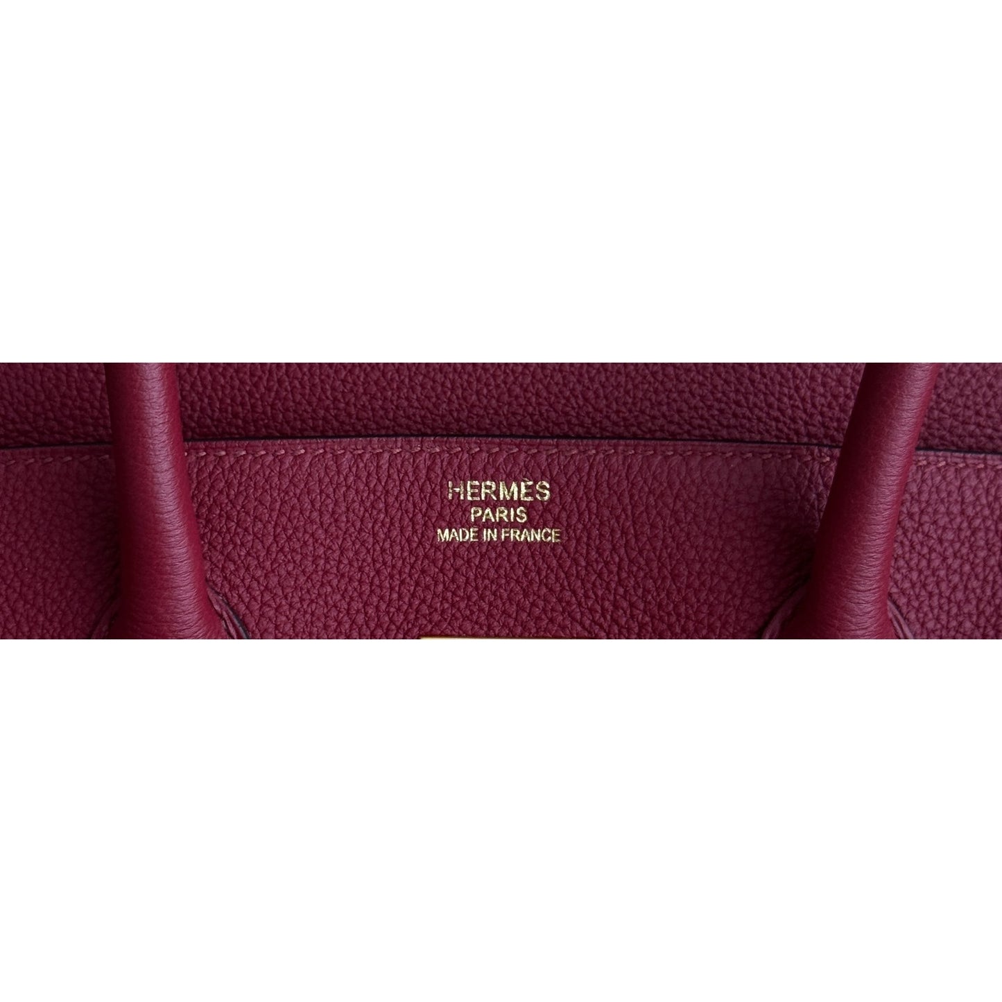 Hermes Birkin 35 Rouge Grenat Red Togo Leather Gold Hardware RARE