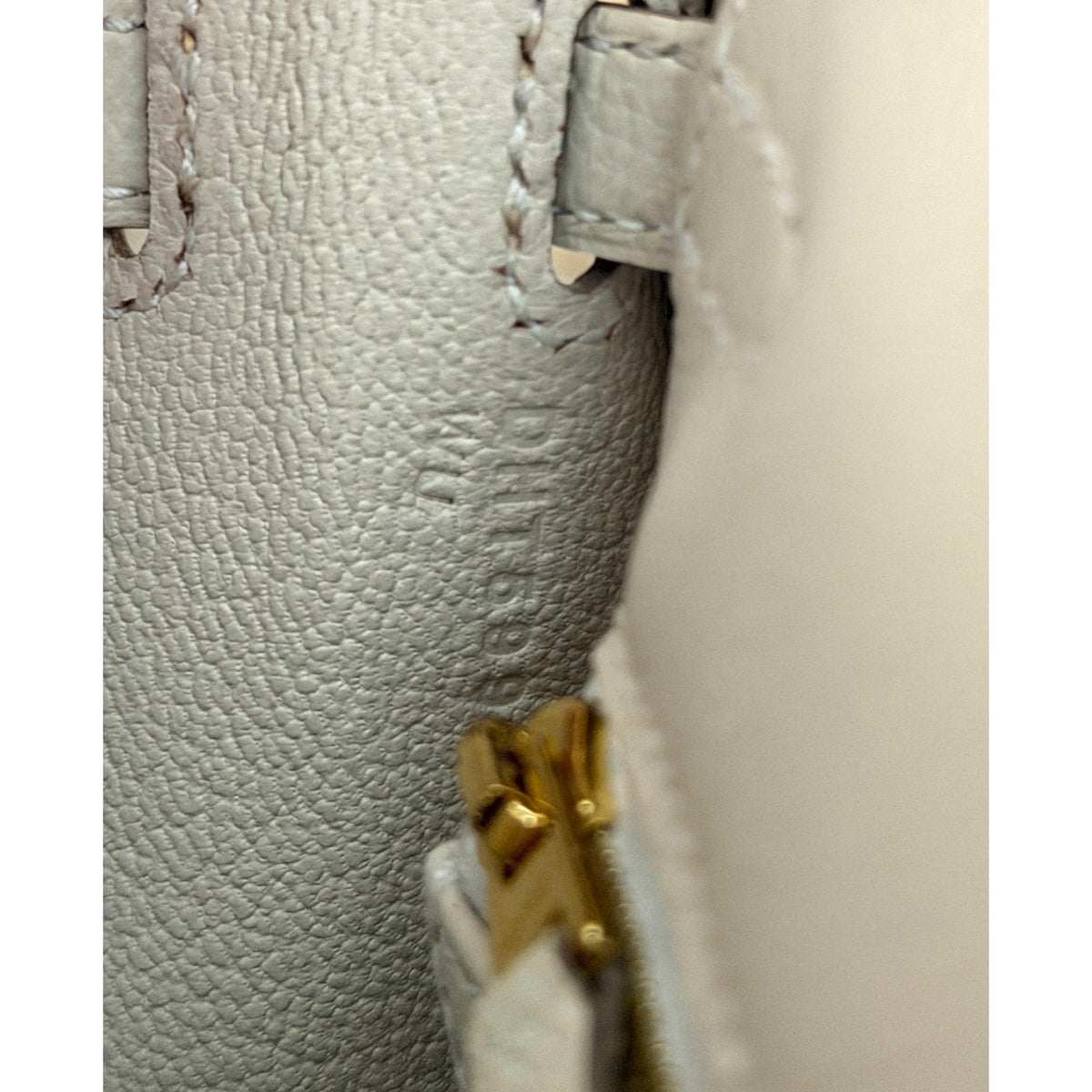 Hermes Kelly 25 Sellier Craie White Epsom Leather Gold Hardware