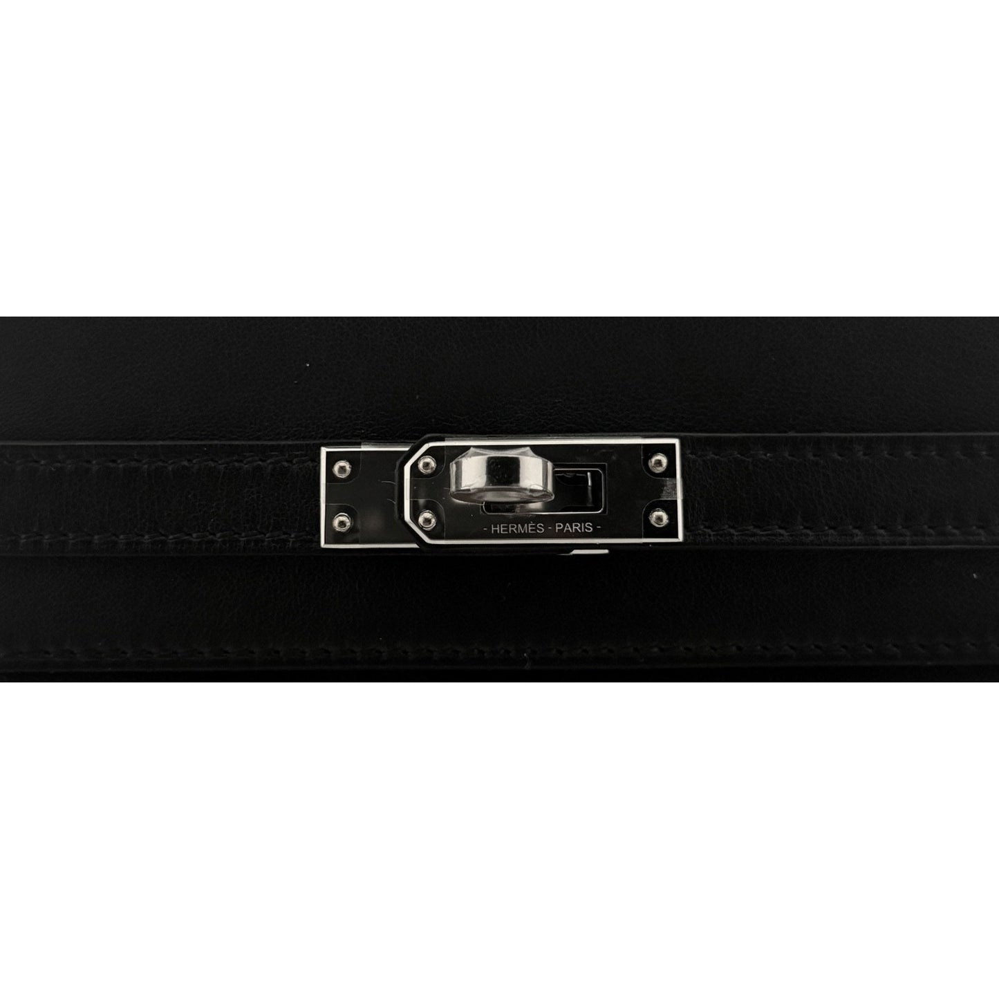 Hermes Kelly 25 Black Noir Cheri Leather Palladium Hardware New 2025