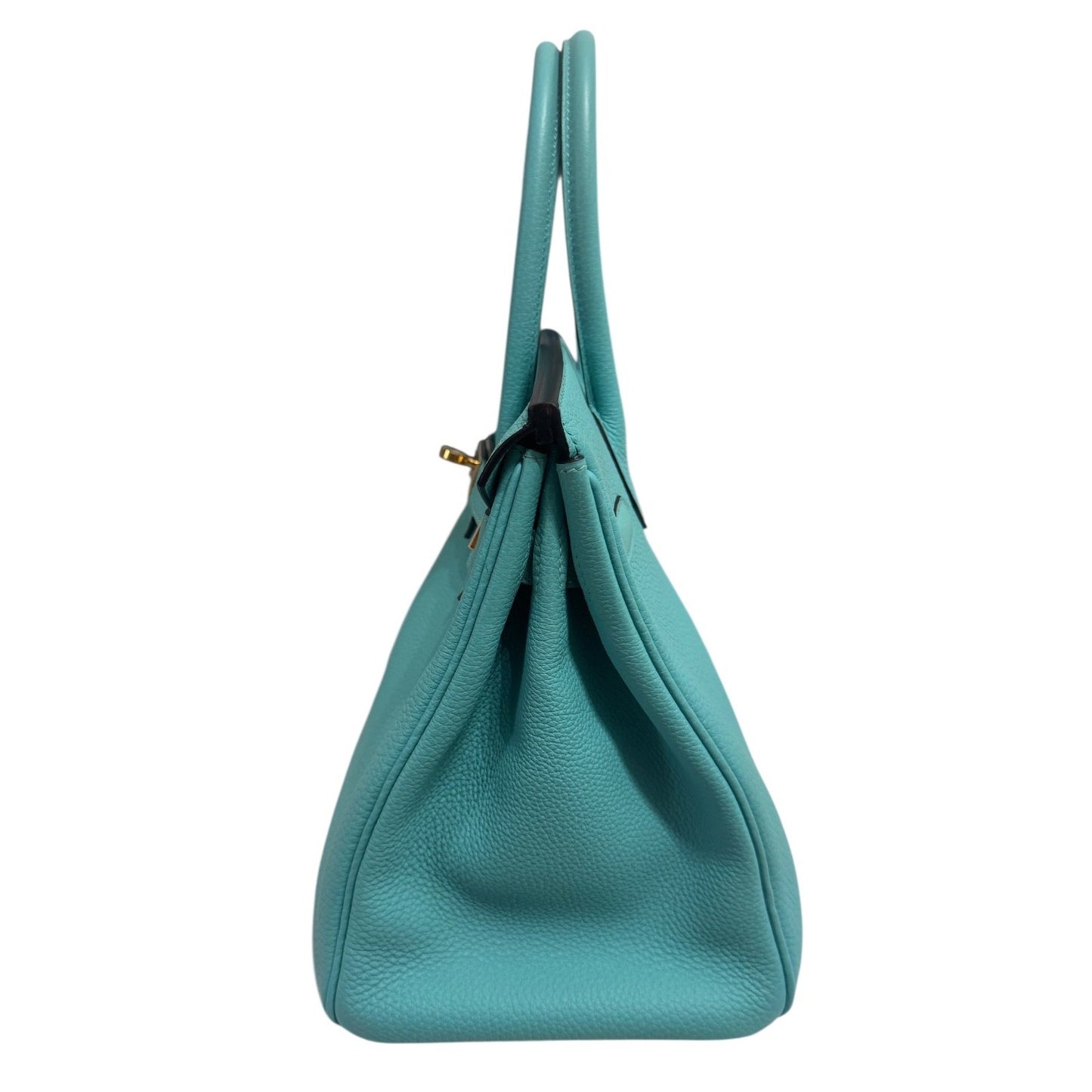 Hermes Birkin 30 Blue Atoll Togo Leather Gold Hardware