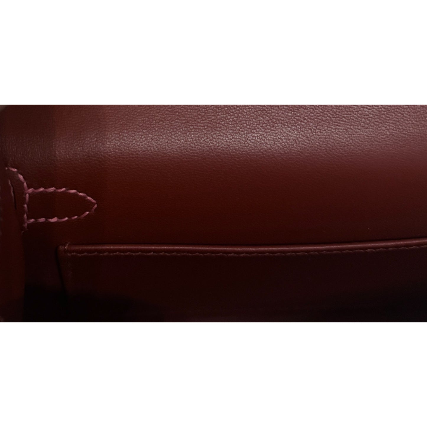 Hermes Kelly Mini 20 Verso Rose D'ete Pink Chèvre Rouge H Leather Palladium Hwr