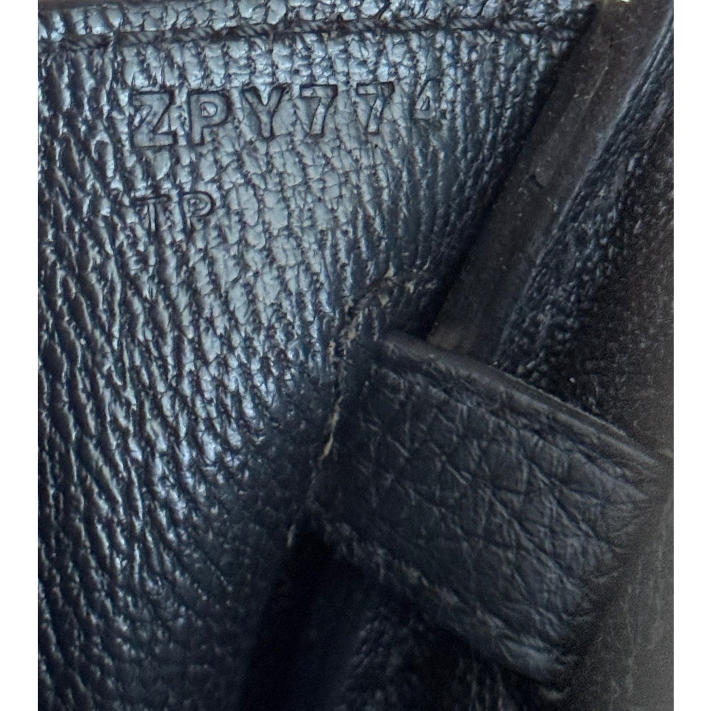 Hermes Birkin 25 Bleu Nuit Dark Blue Togo Leather Palladium Hardware RARE