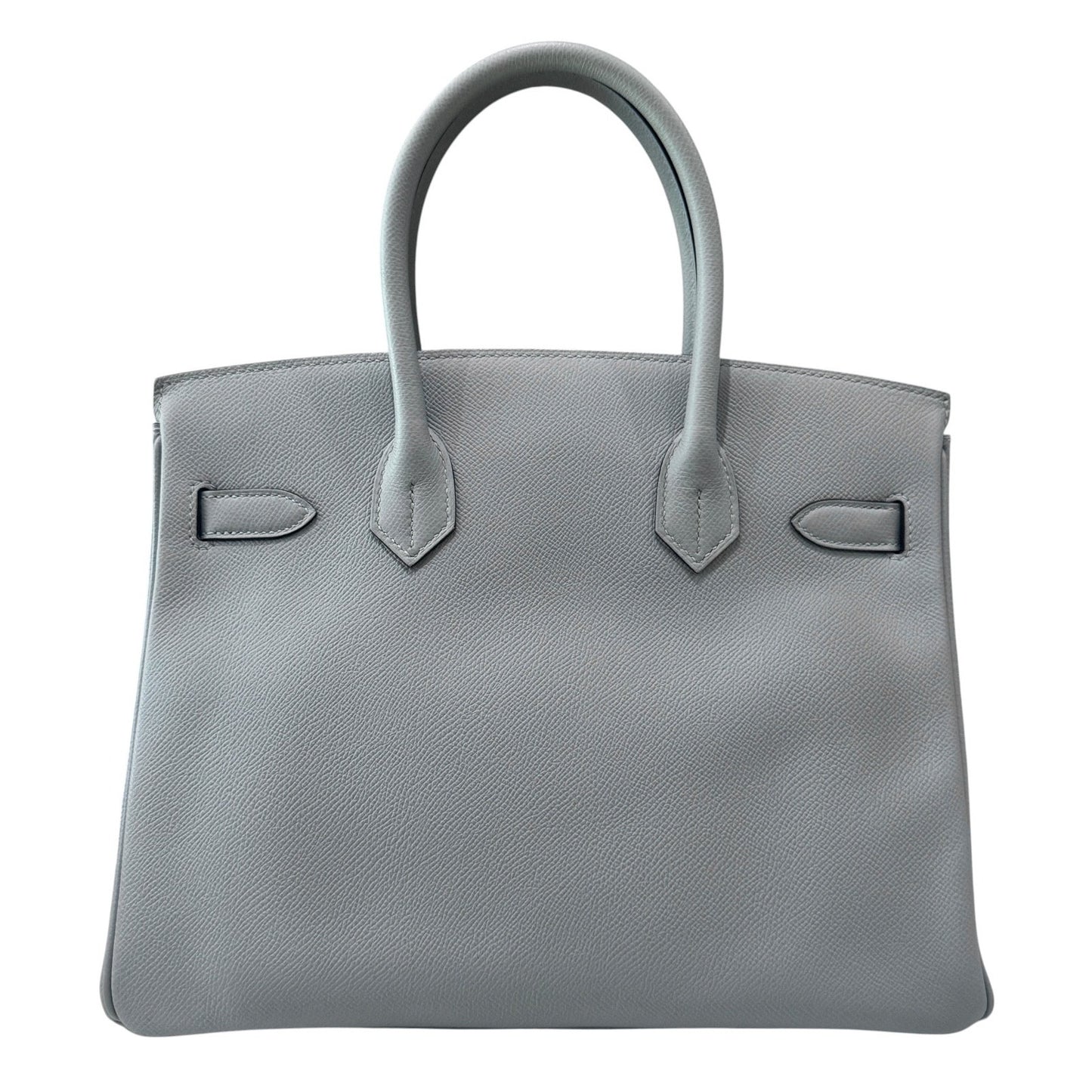 Hermes Birkin 30 Blue Glacier Gray Epsom Leather Gold Hardware Rare