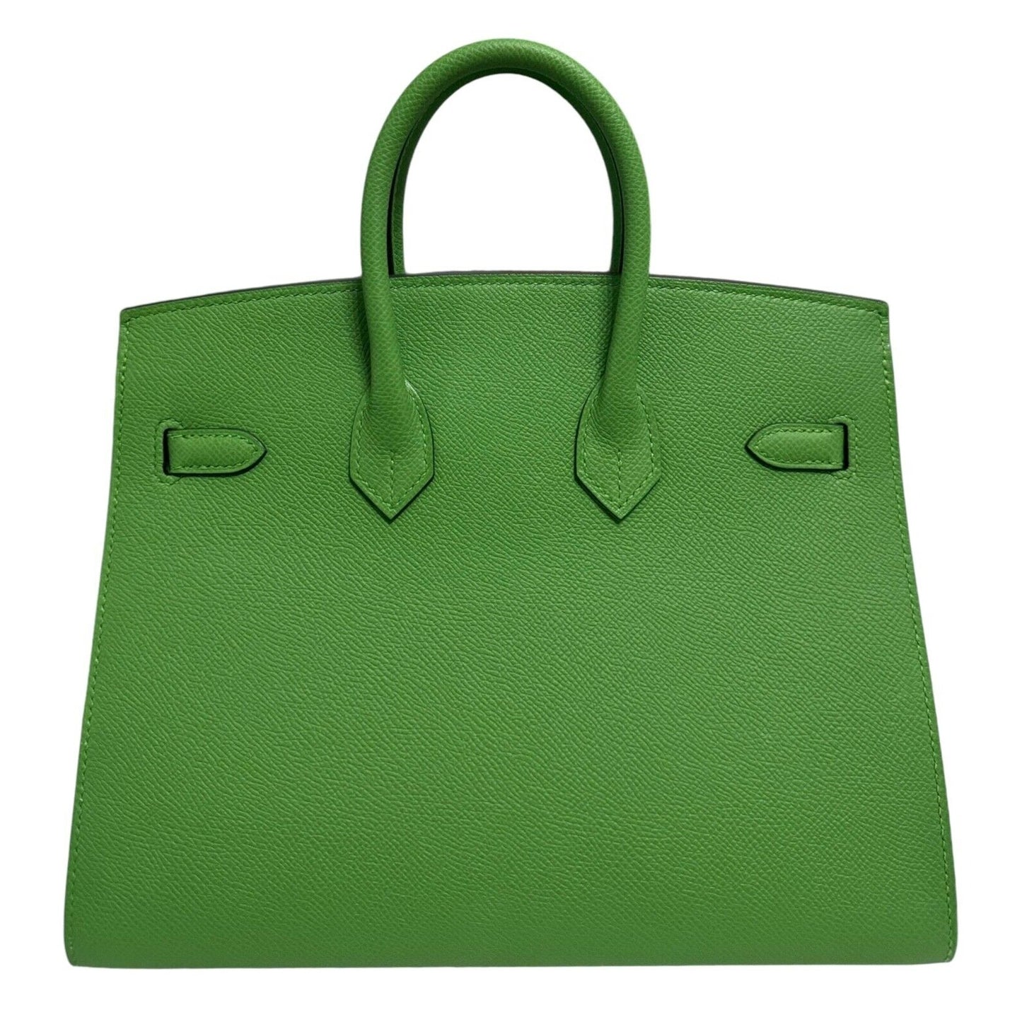 Hermes Birkin 25 Sellier Vert Yucca Green Epsom Leather Palladium Hardware