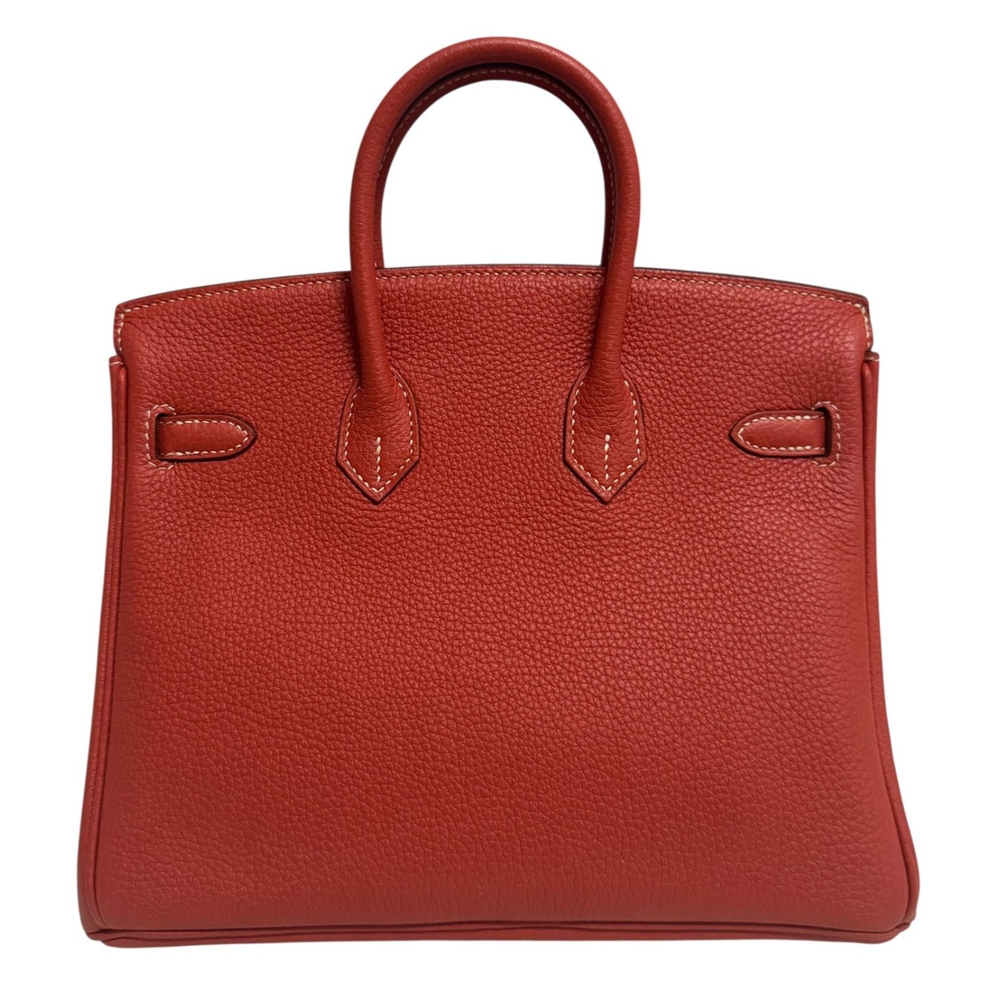 Hermes Birkin 25 Sanguine Togo Leather Palladium Hardware RARE