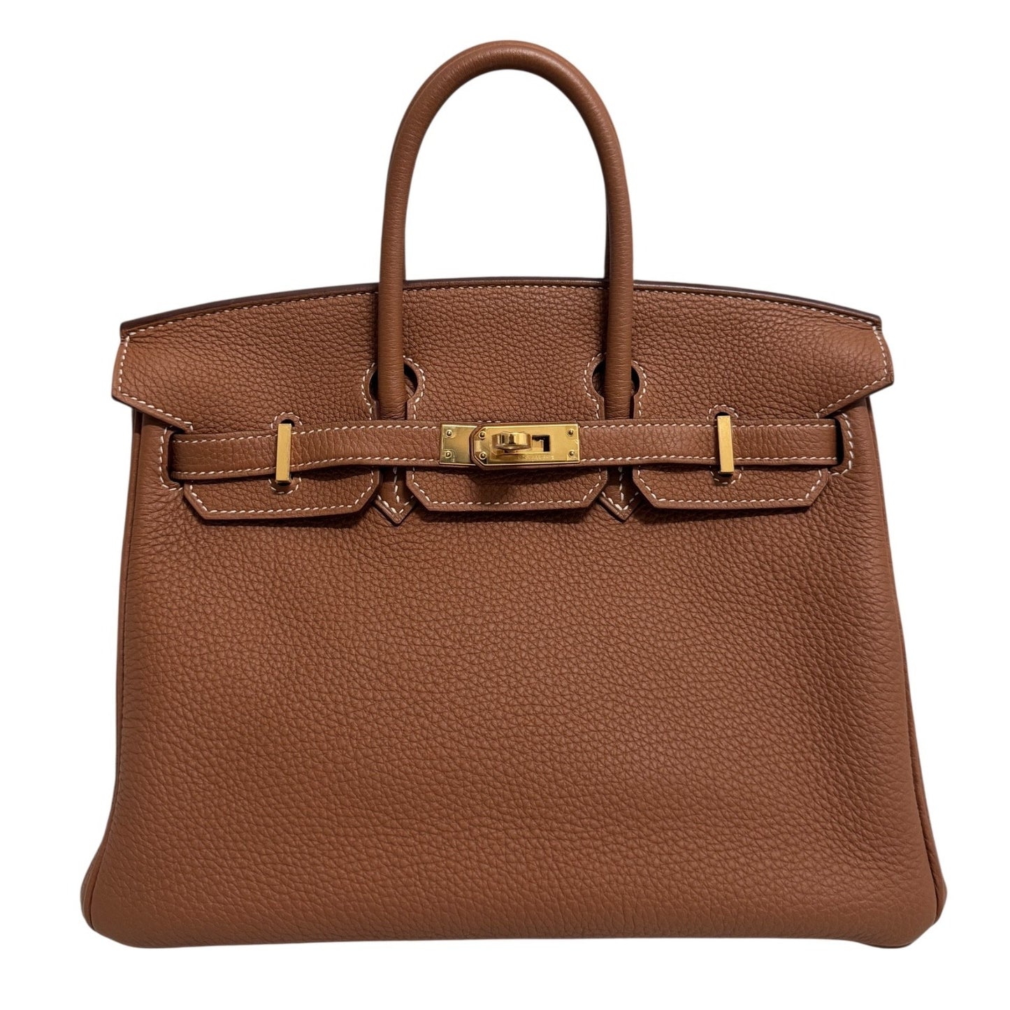 Hermes Birkin 25 Gold Tan Togo Leather Gold Hardware