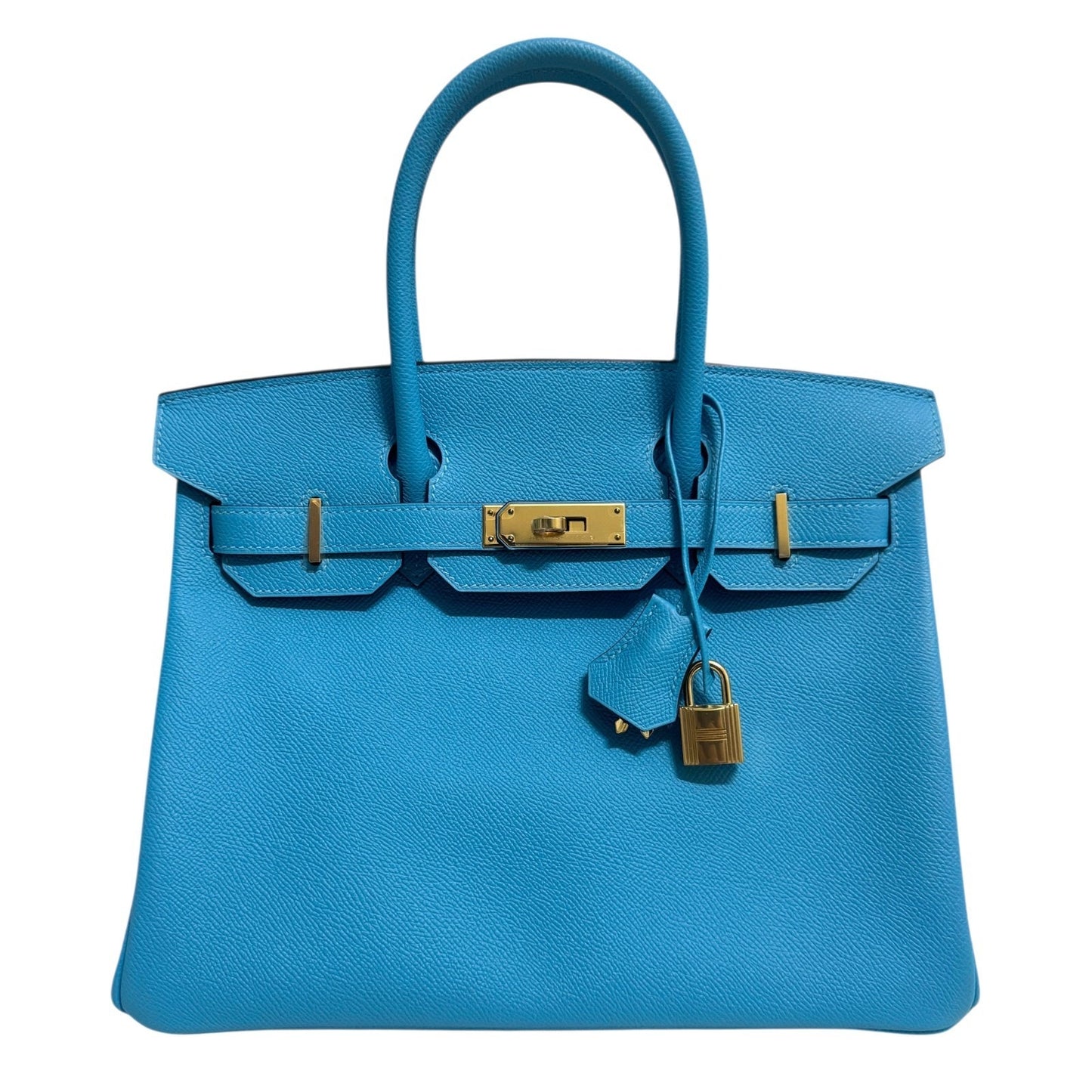 Hermes Birkin 30 Bleu du Nord Epsom Leather Gold Hardware
