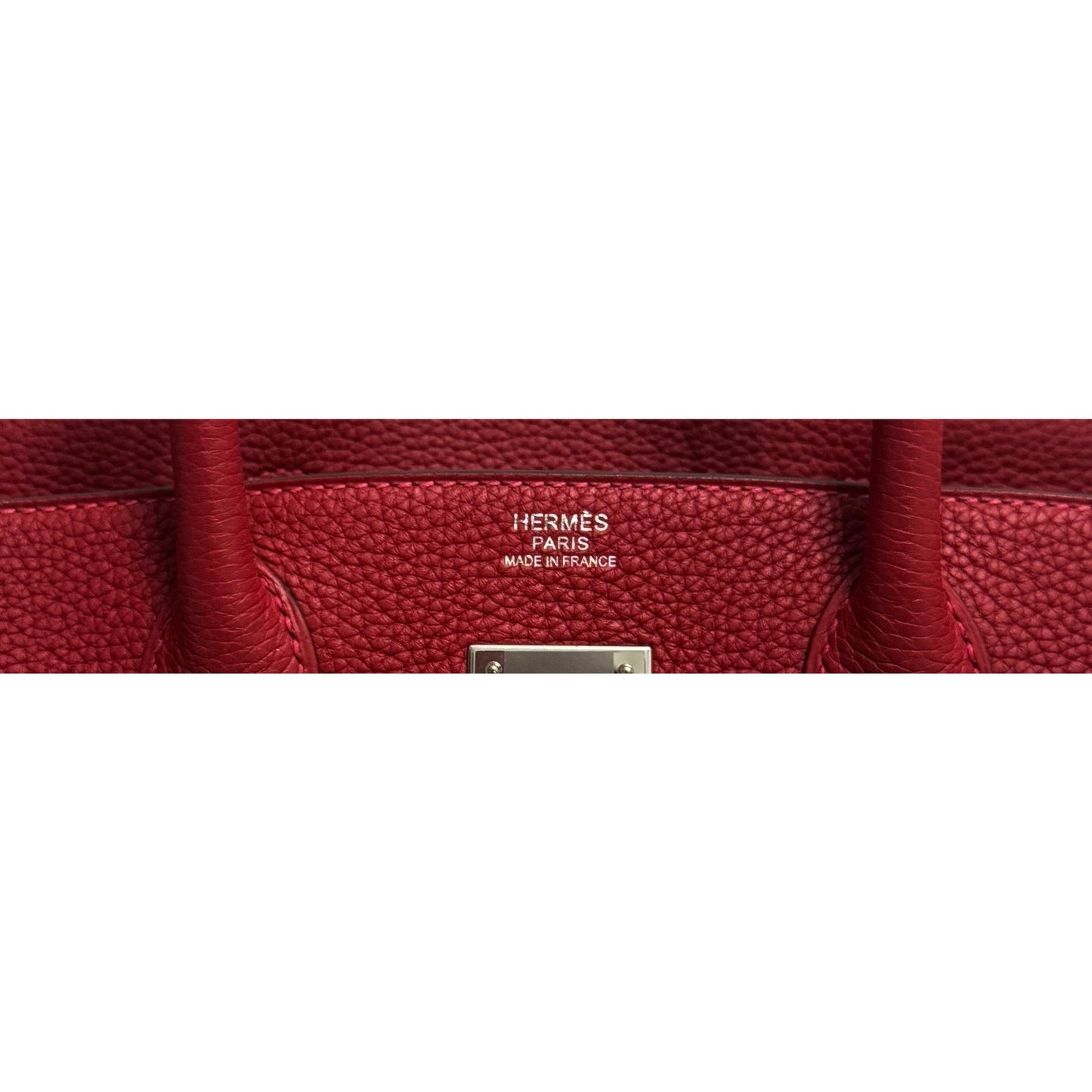 Hermes Birkin 30 Verso Rouge Casaque & Rouge H Togo Leather Palladium Hardware