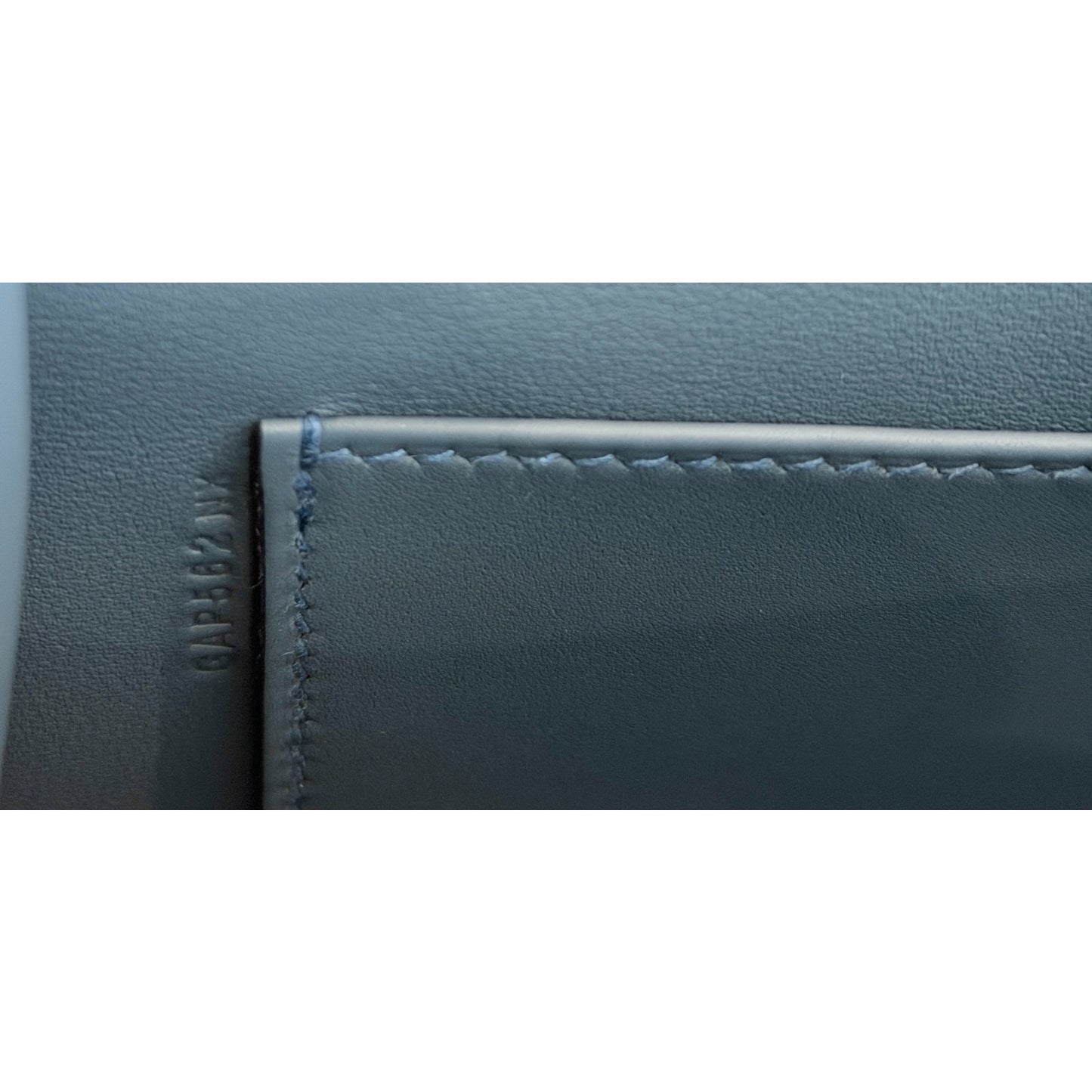 Hermes Kelly Mini Pochette Blue Tempete Leather Palladium Hardware NEW 2026 RARE