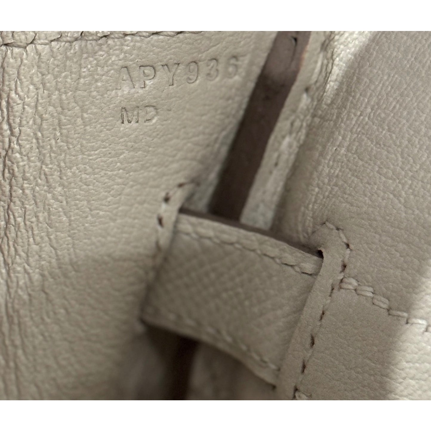 Hermes Birkin 30 Craie White Epsom Leather Gold Hardware Handbag