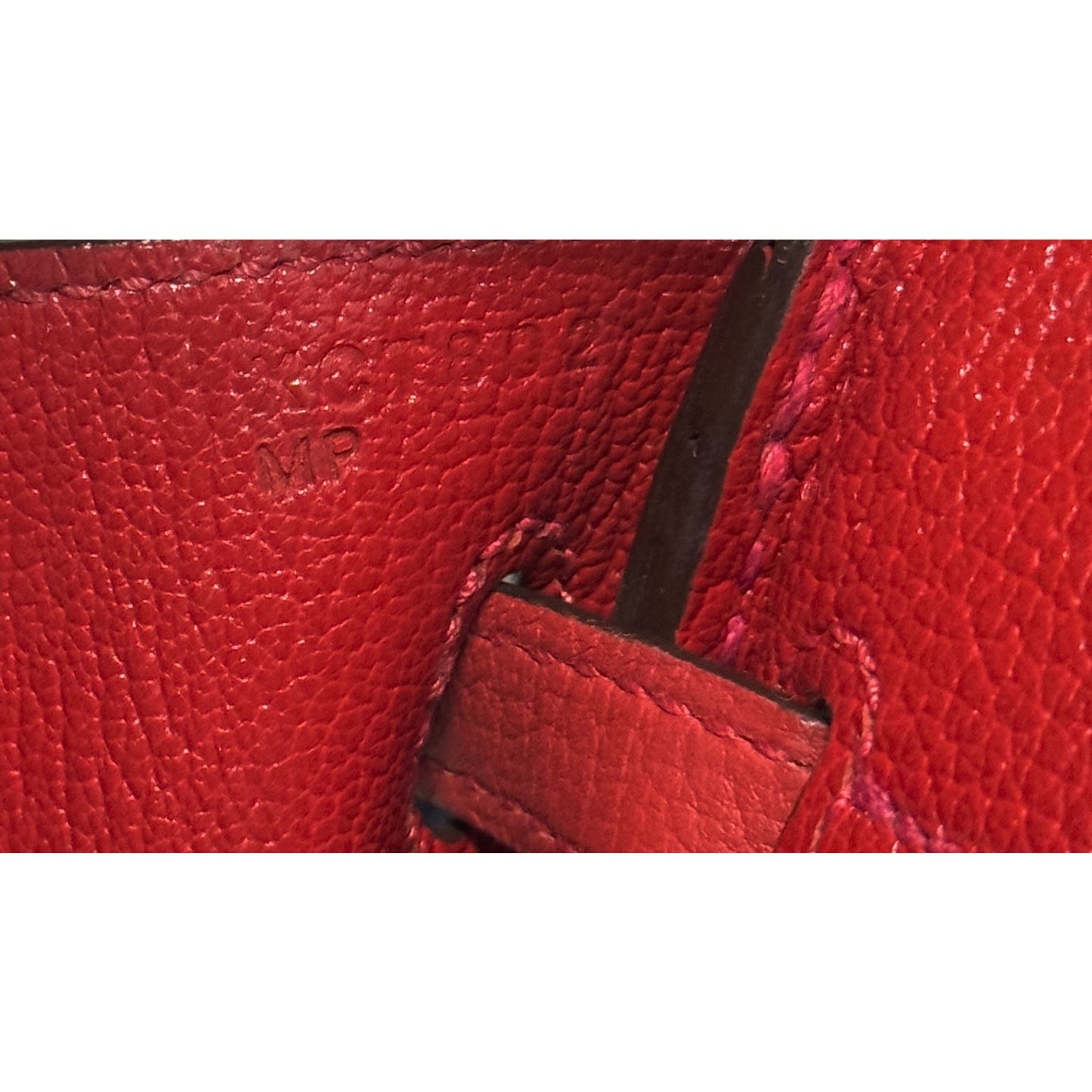 Hermes Birkin 25 Geranium Red Togo Leather Gold Hardware
