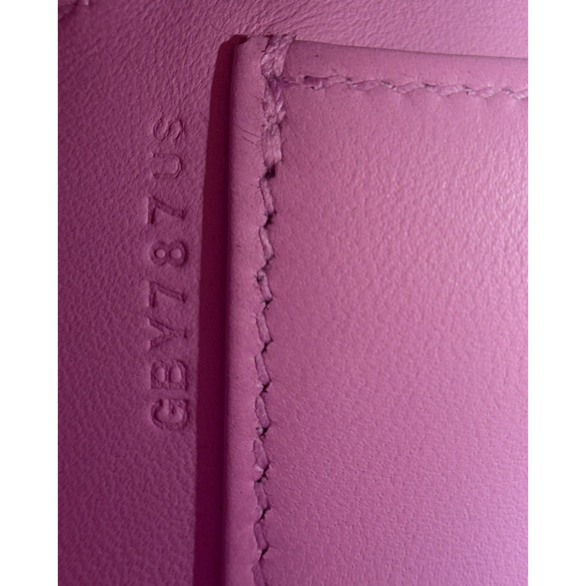 Hermes Kelly Mini 20 Mauve Sylvester Pink Epsom Leather Palladium Hardware
