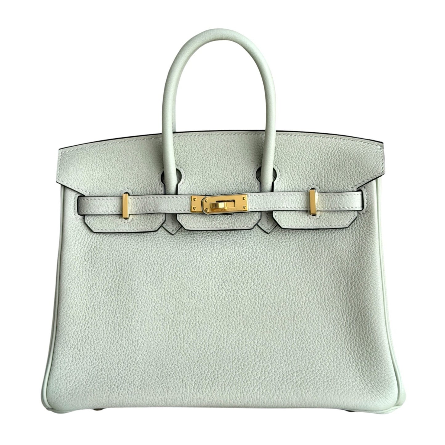 Hermes Birkin 25 Gris Neve Gray Togo Leather Gold Hardware