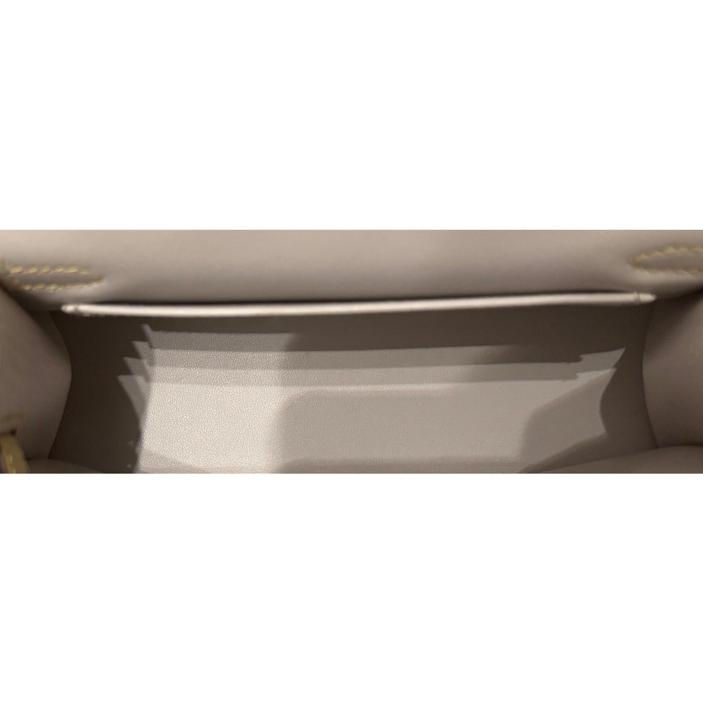 Hermes Kelly Mini 20 Verso Jaune Naples Gris Perle Chèvre Leather Palladium HWR