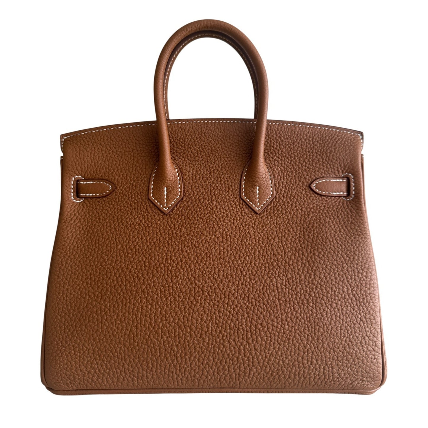 Hermes Birkin 25 Gold Tan Togo Leather Palladium Hardware RARE