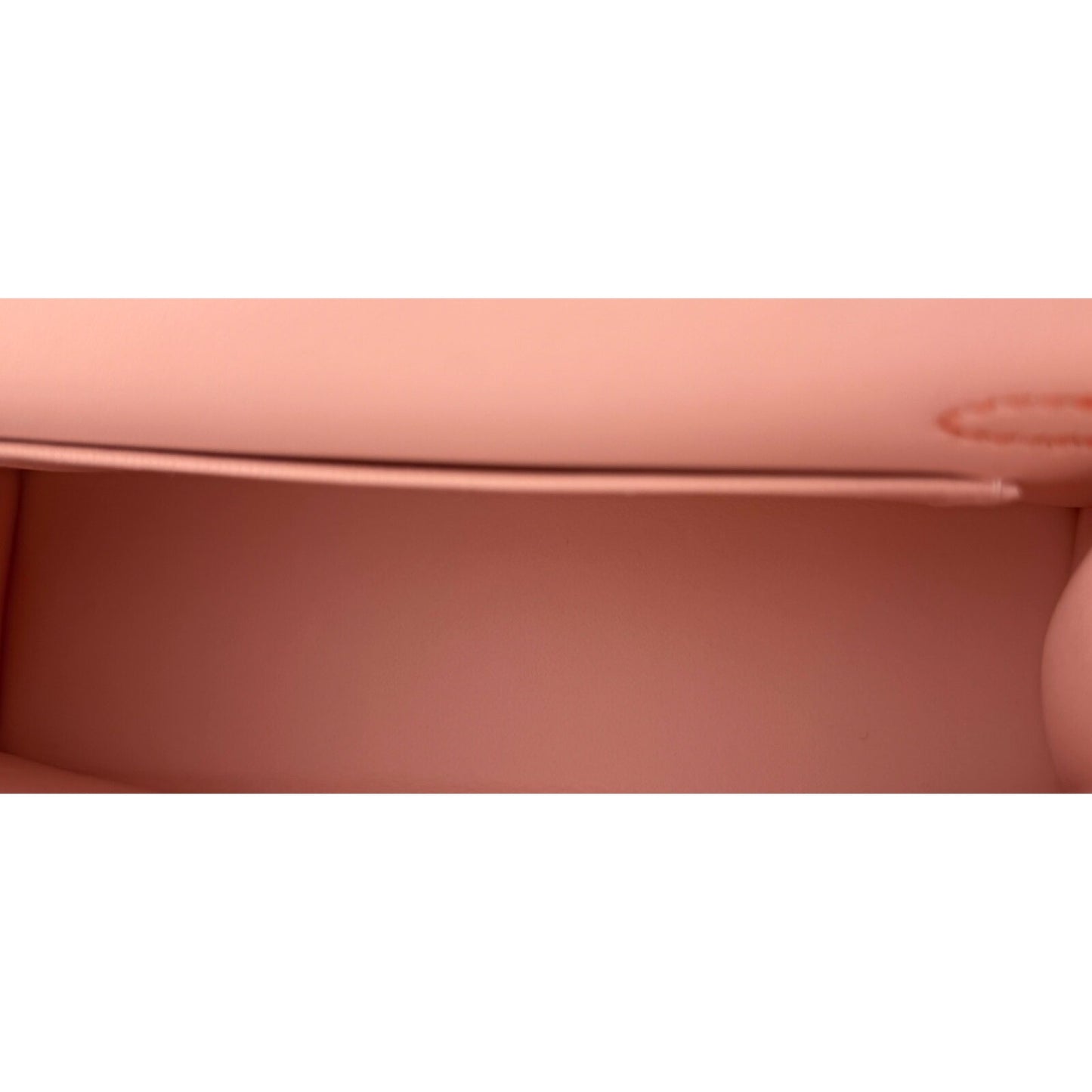 Hermes Kelly Mini 20 Verso Feu Orange & Rose Eglantine Pink Chèvre Palladium Hwr