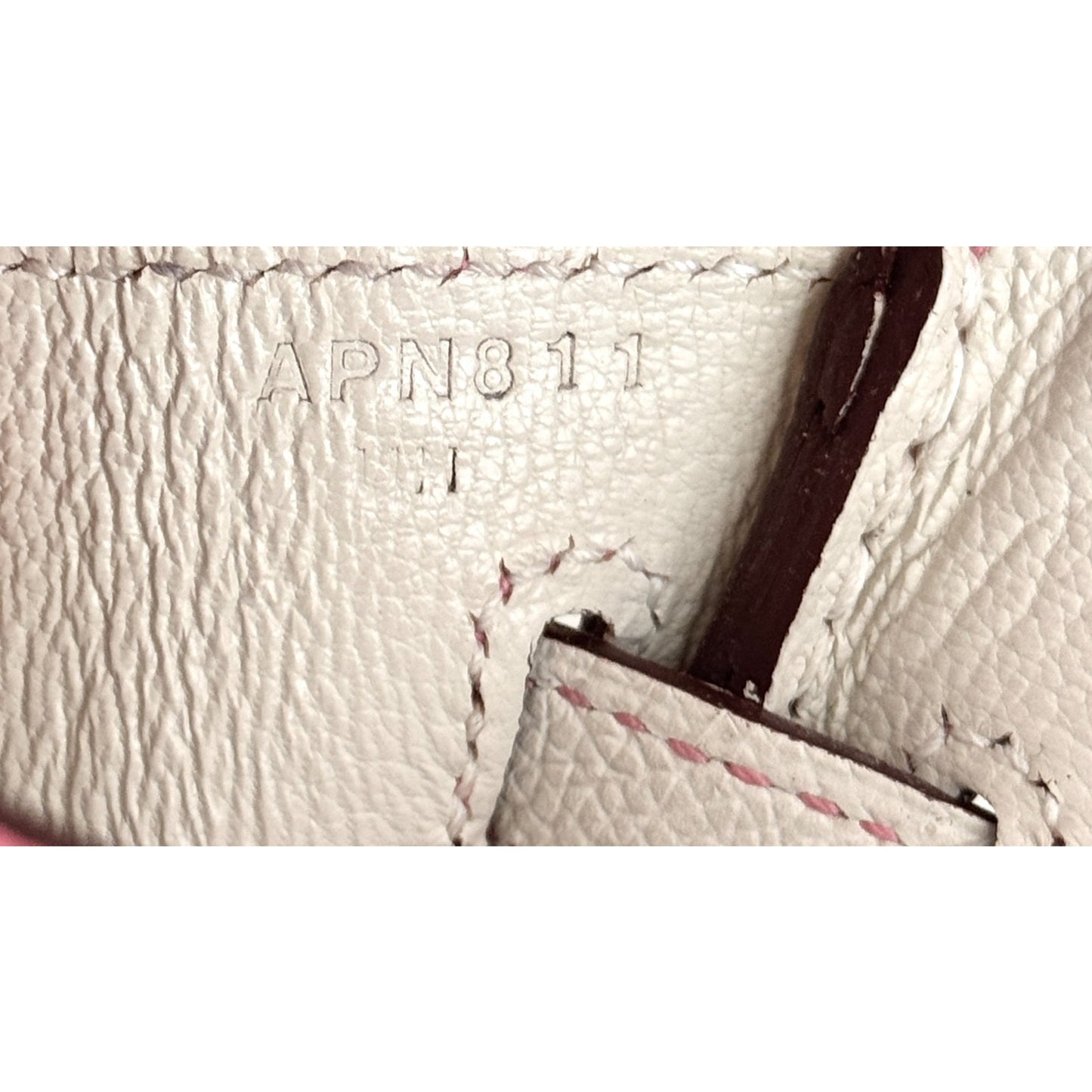 Hermes Birkin 25 Special Order Rose Azalee and Craie Epsom Leather Brushed Gold