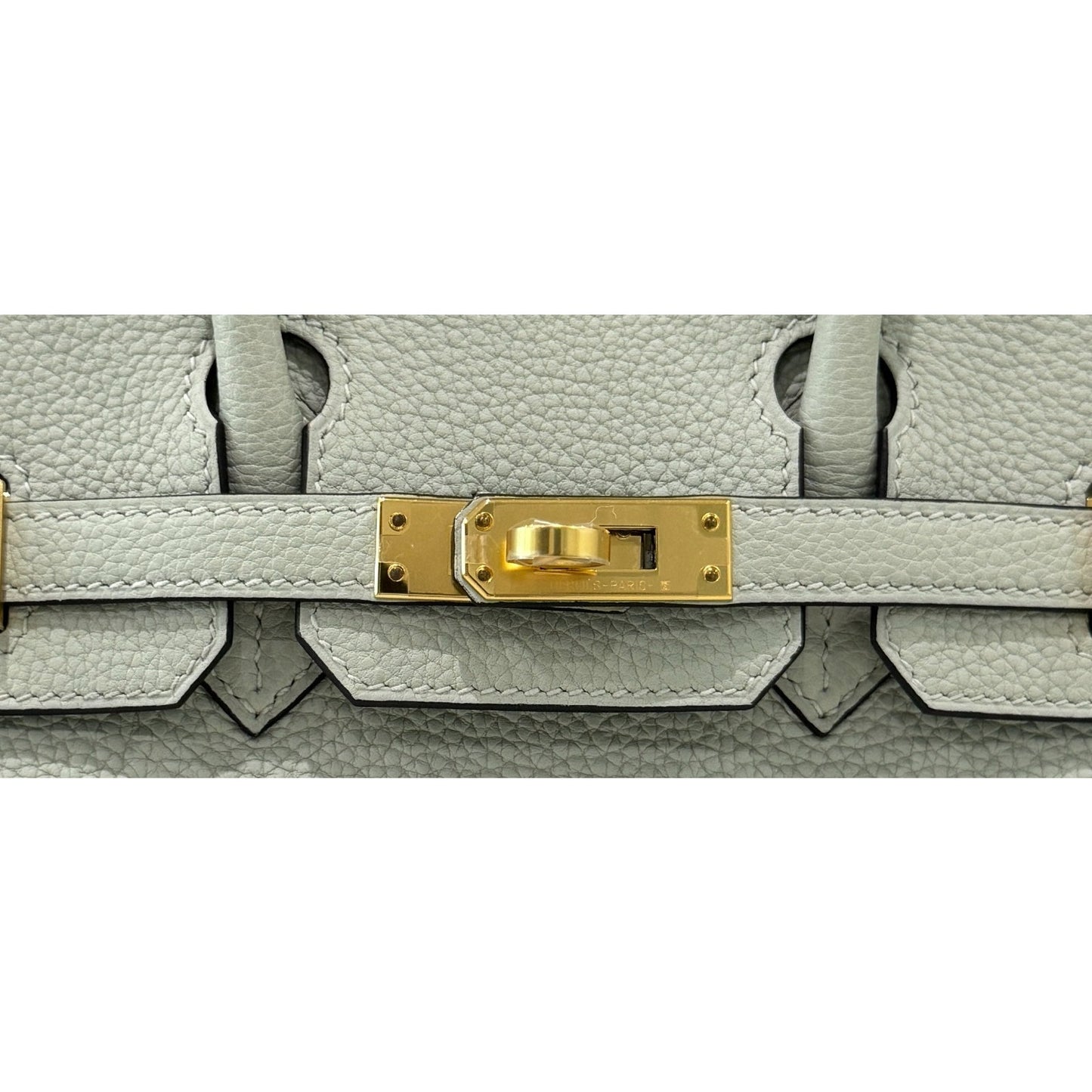 Hermes Birkin 25 Gris Neve Gray Togo Leather Gold Hardware