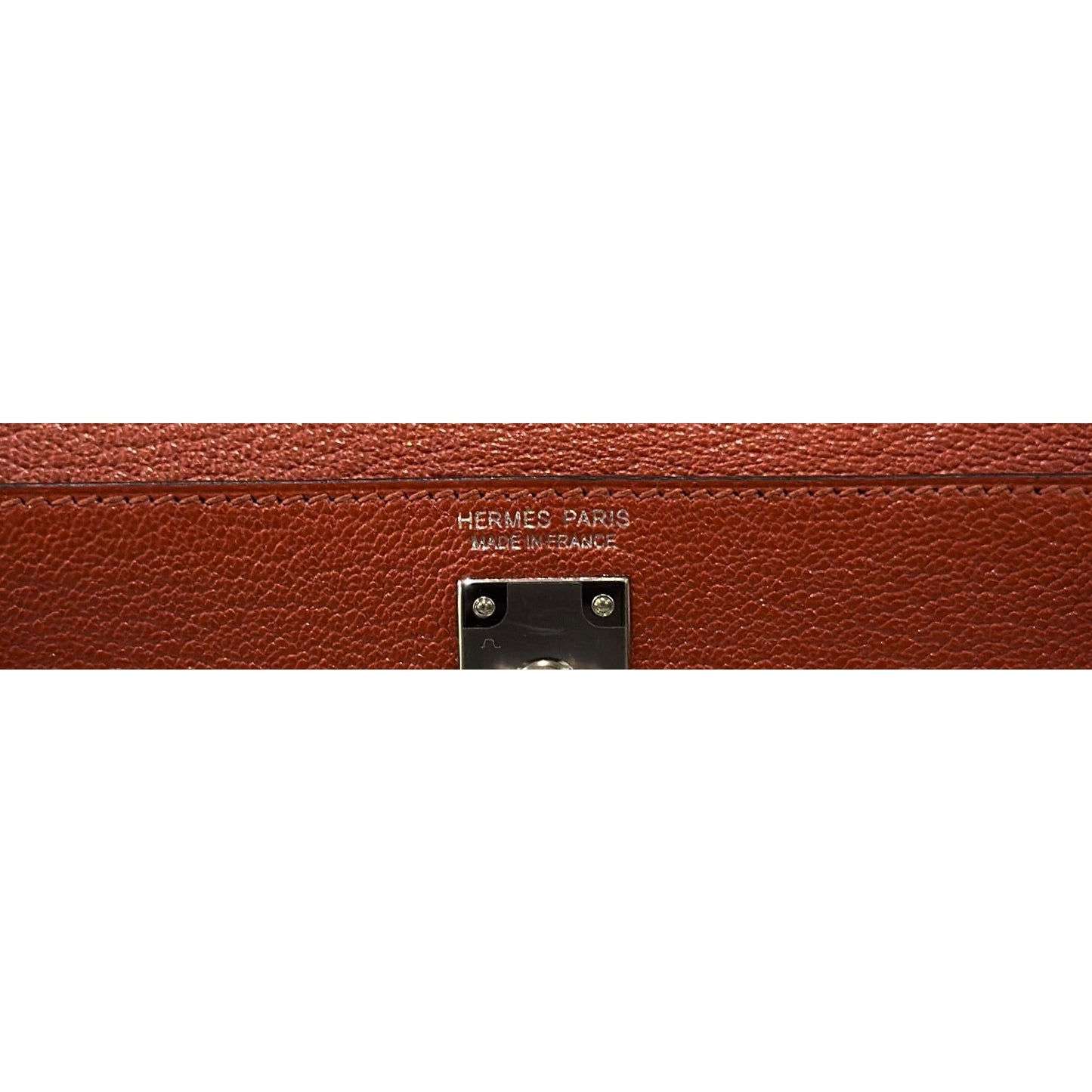 Hermes Kelly Mini 20 Cuivre Orange Chèvre Leather Pink Palladium Hardware RARE