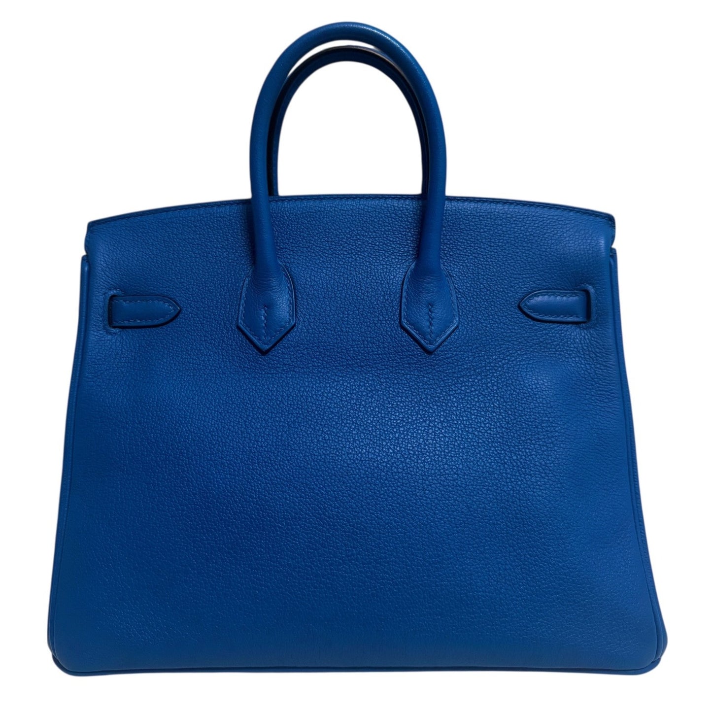Hermes Birkin 25 Blue Zellige Novillo Leather Gold Hardware RARE