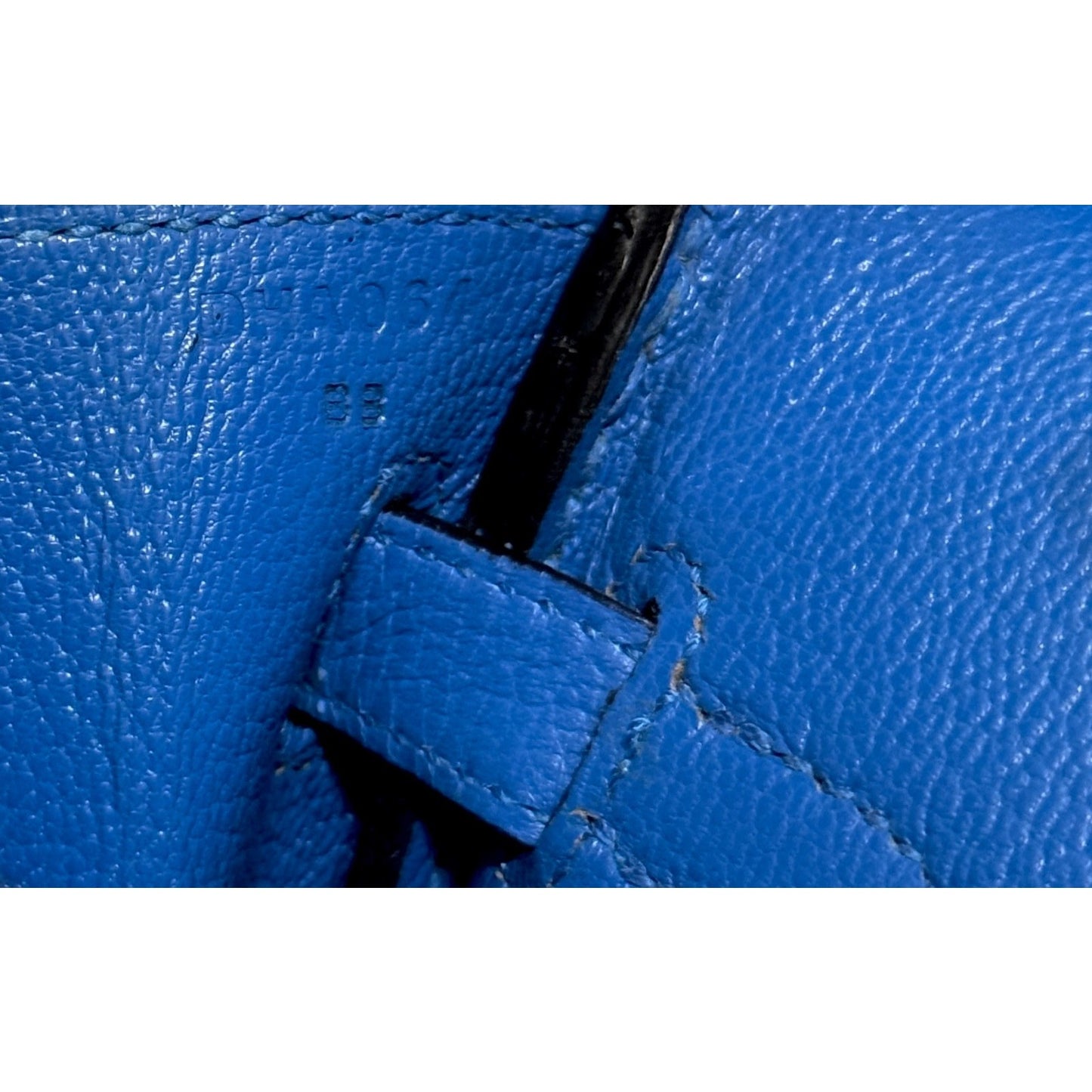 Hermes Birkin 25 Blue Zellige Novillo Leather Gold Hardware RARE