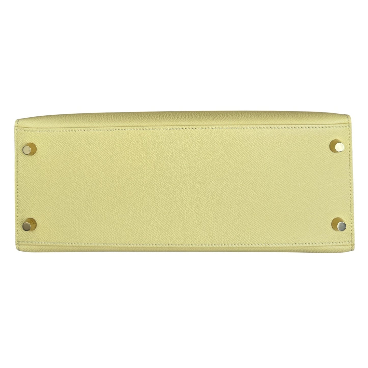 Hermes Kelly 28 Sellier Jaune Poussin Yellow Epsom Leather Gold Hardware