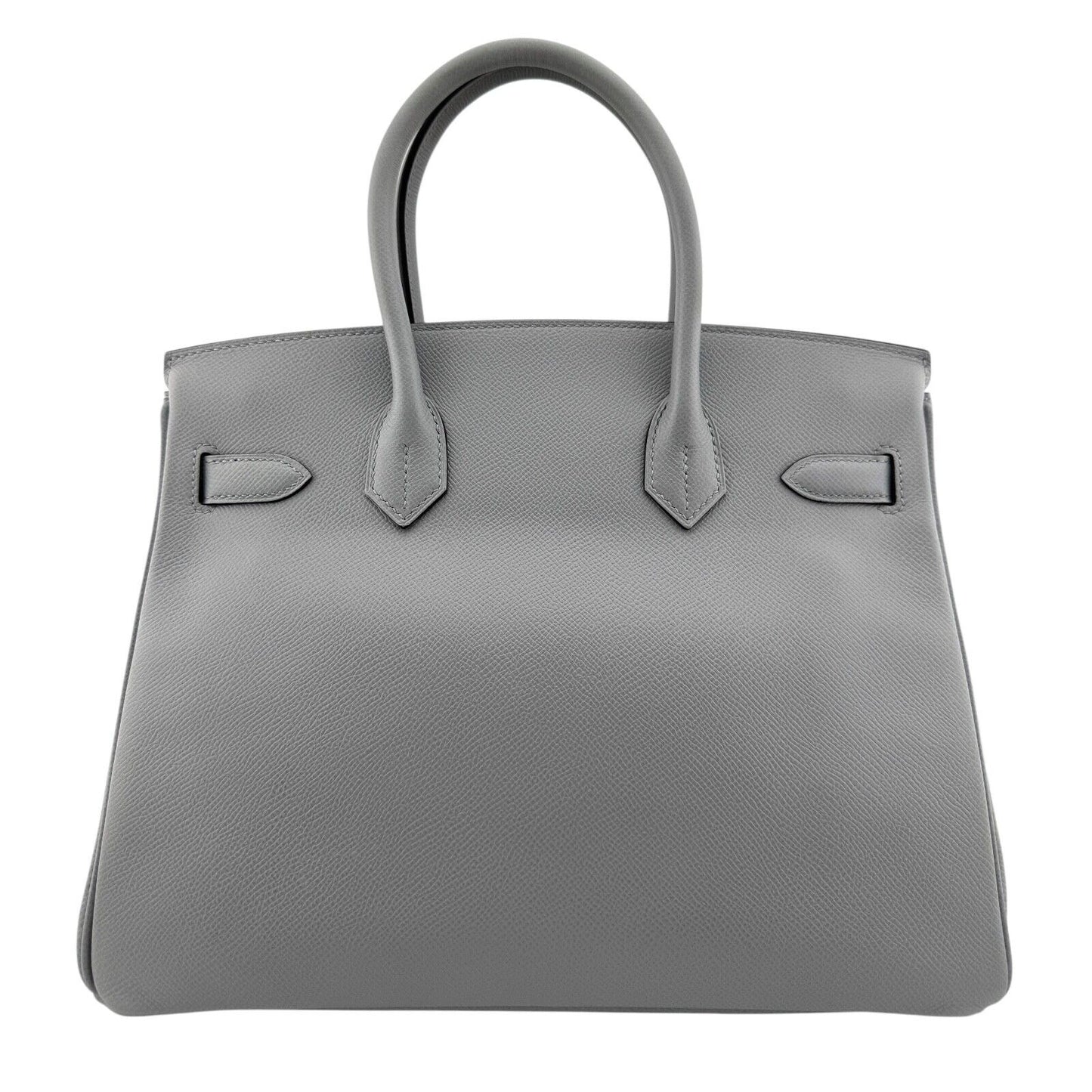 Hermes Birkin 30 Blue Glacier Gray Epsom Leather Gold Hardware RARE