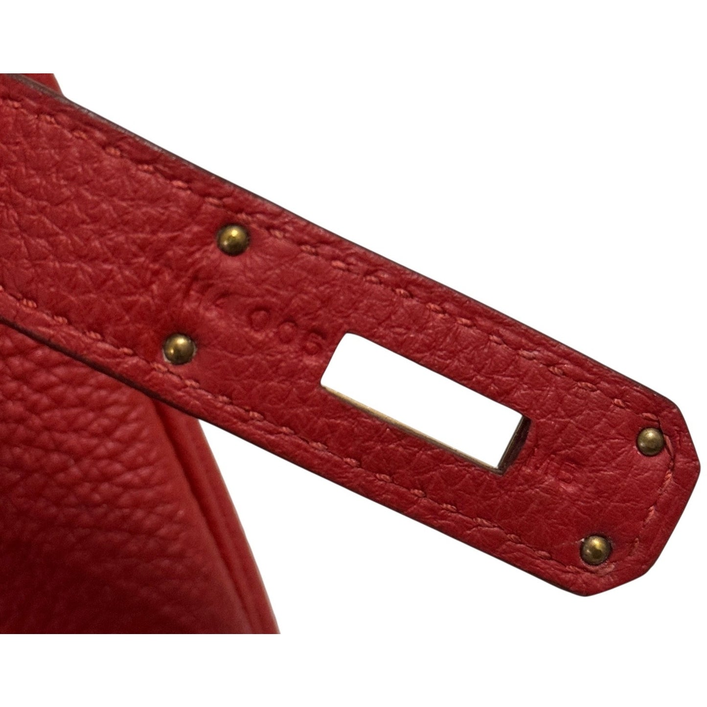 Hermes Birkin 30 Rouge Vif Red Togo Leather Gold Hardware