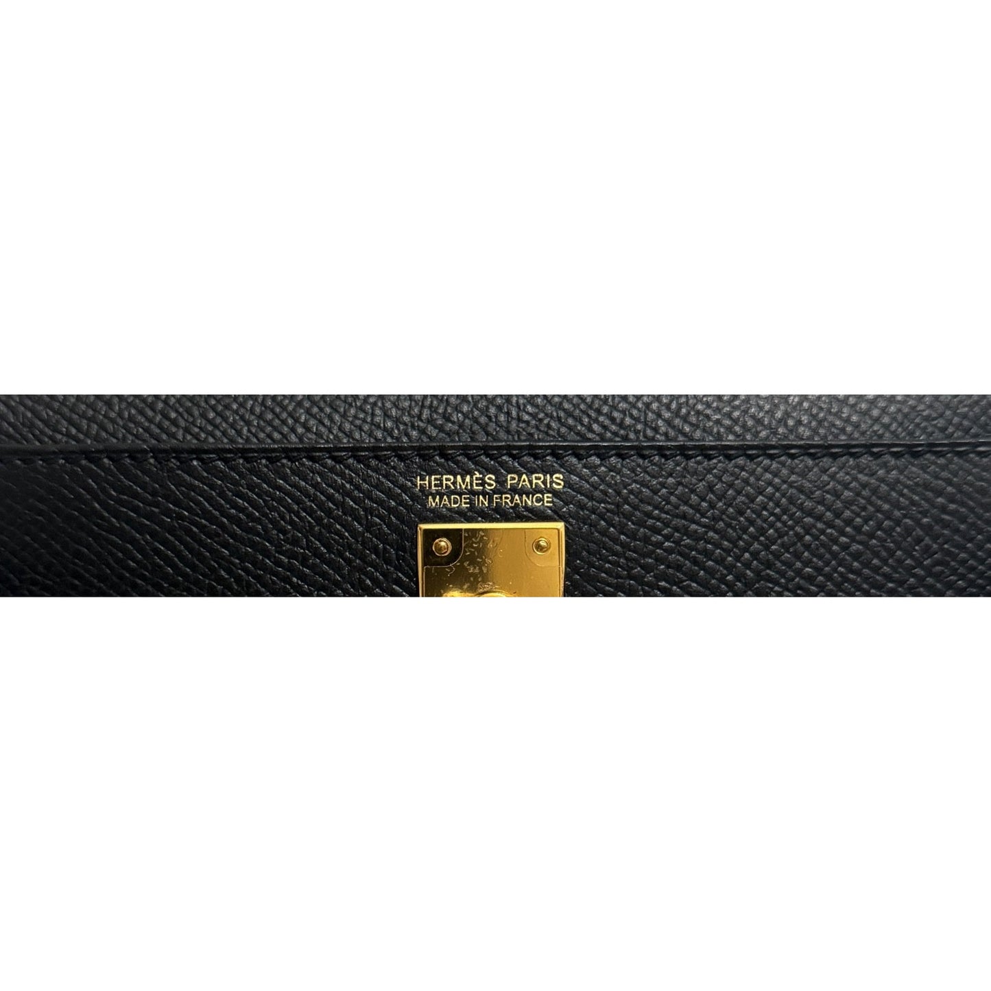 Hermes Kelly Mini 20 Black Noir Epsom Leather Gold Hardware