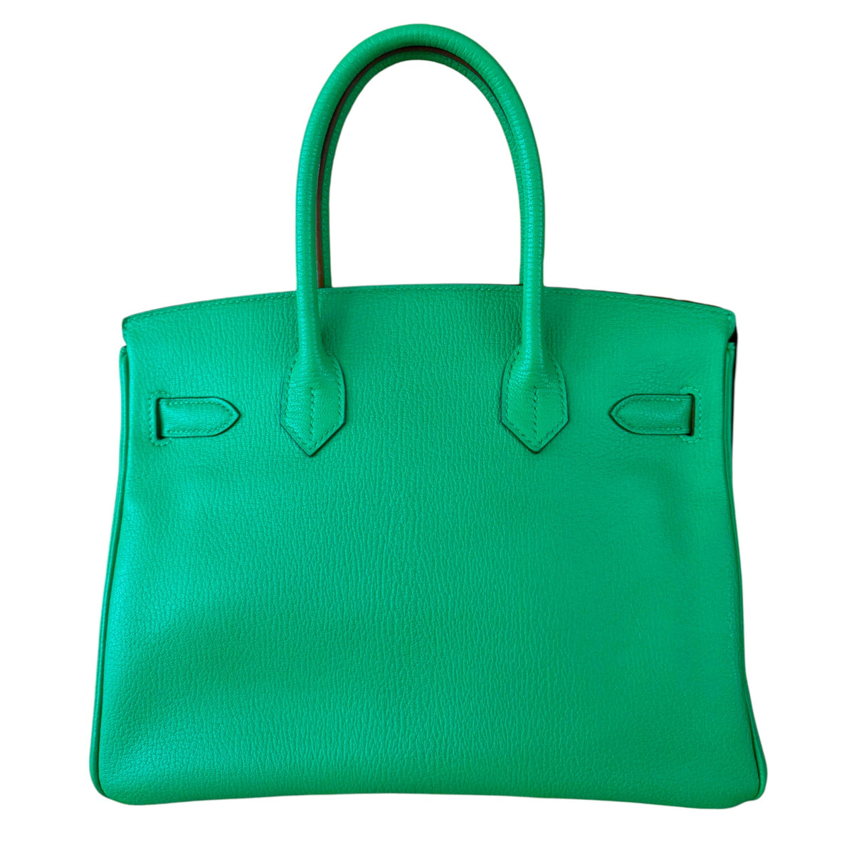 Hermes Birkin 30 Menthe Mint Green Chevre Leather Gold Hardware Rare
