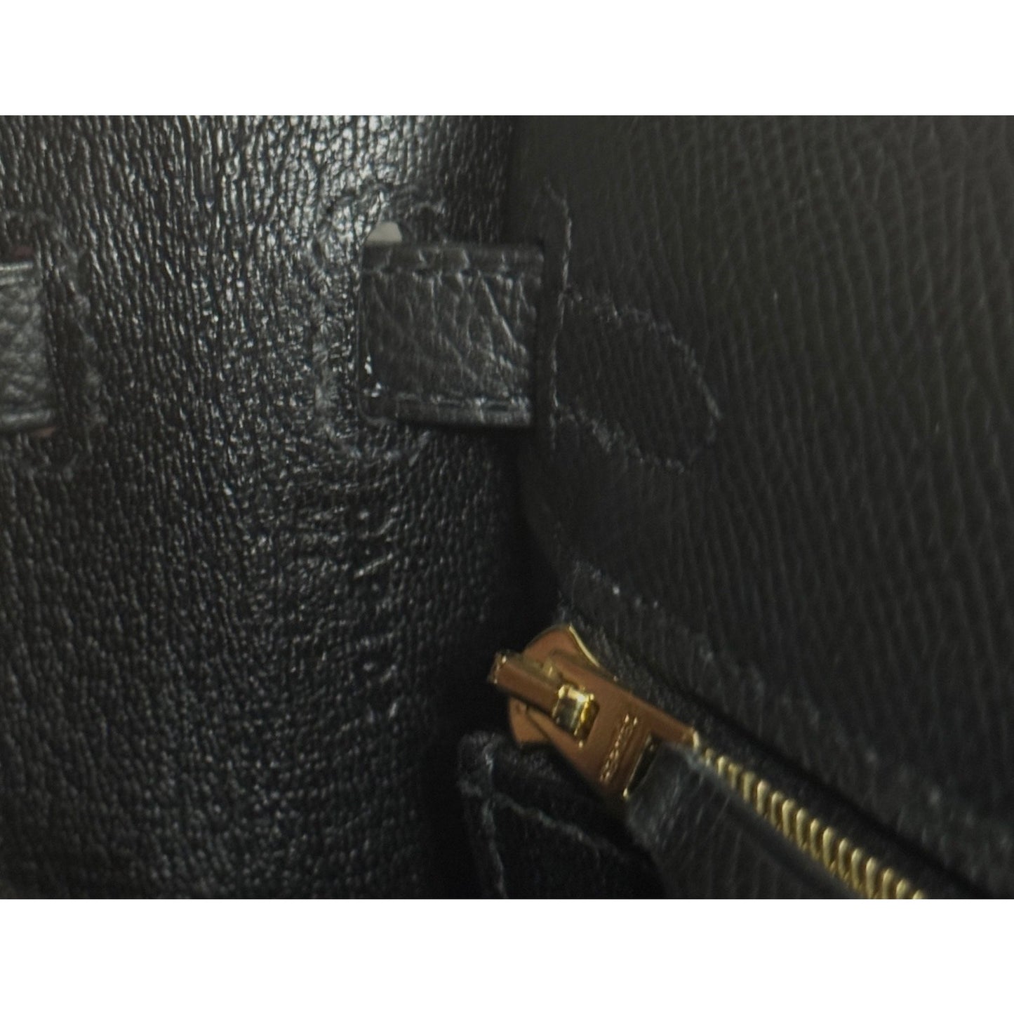 Hermes Kelly 25 Sellier Black Noir Epsom Leather Gold Hardware