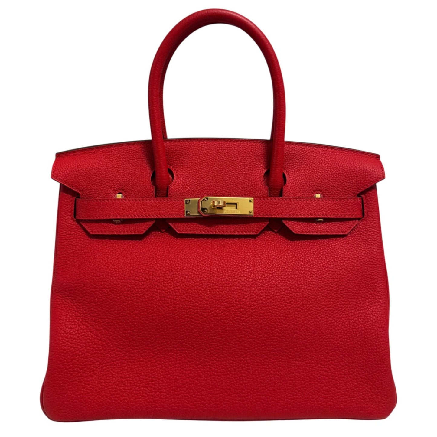 Hermes Birkin 30 Rouge de Coeur Red Togo Leather Gold Hardware RARE