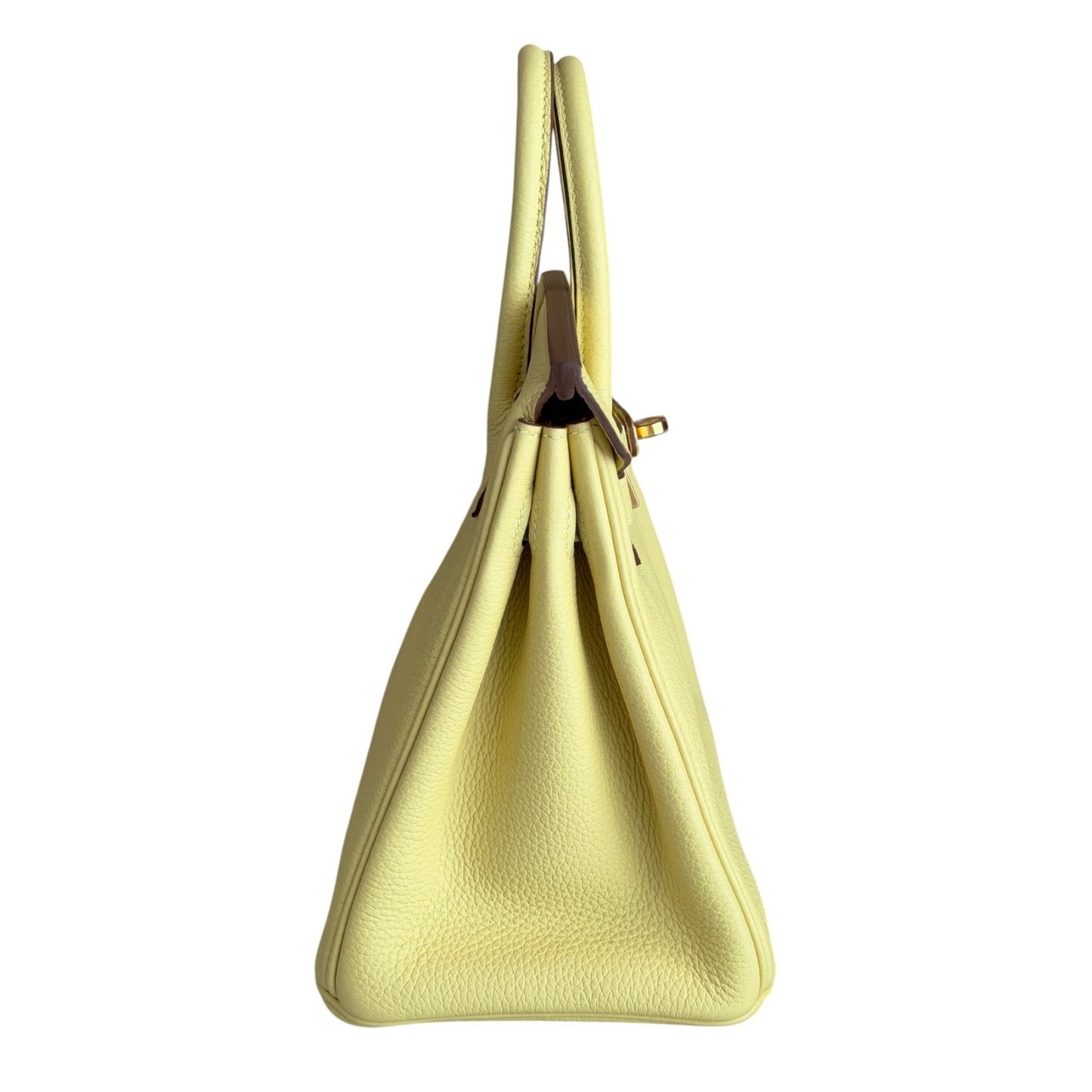 Hermes Birkin 25 Jaune Poussin Yellow Togo Leather Gold Hardware