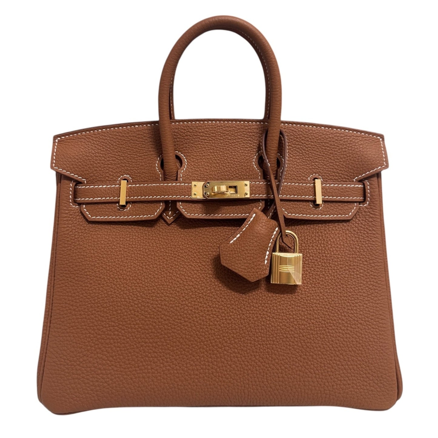 Hermes Birkin 25 Gold Tan Togo Leather Gold Hardware