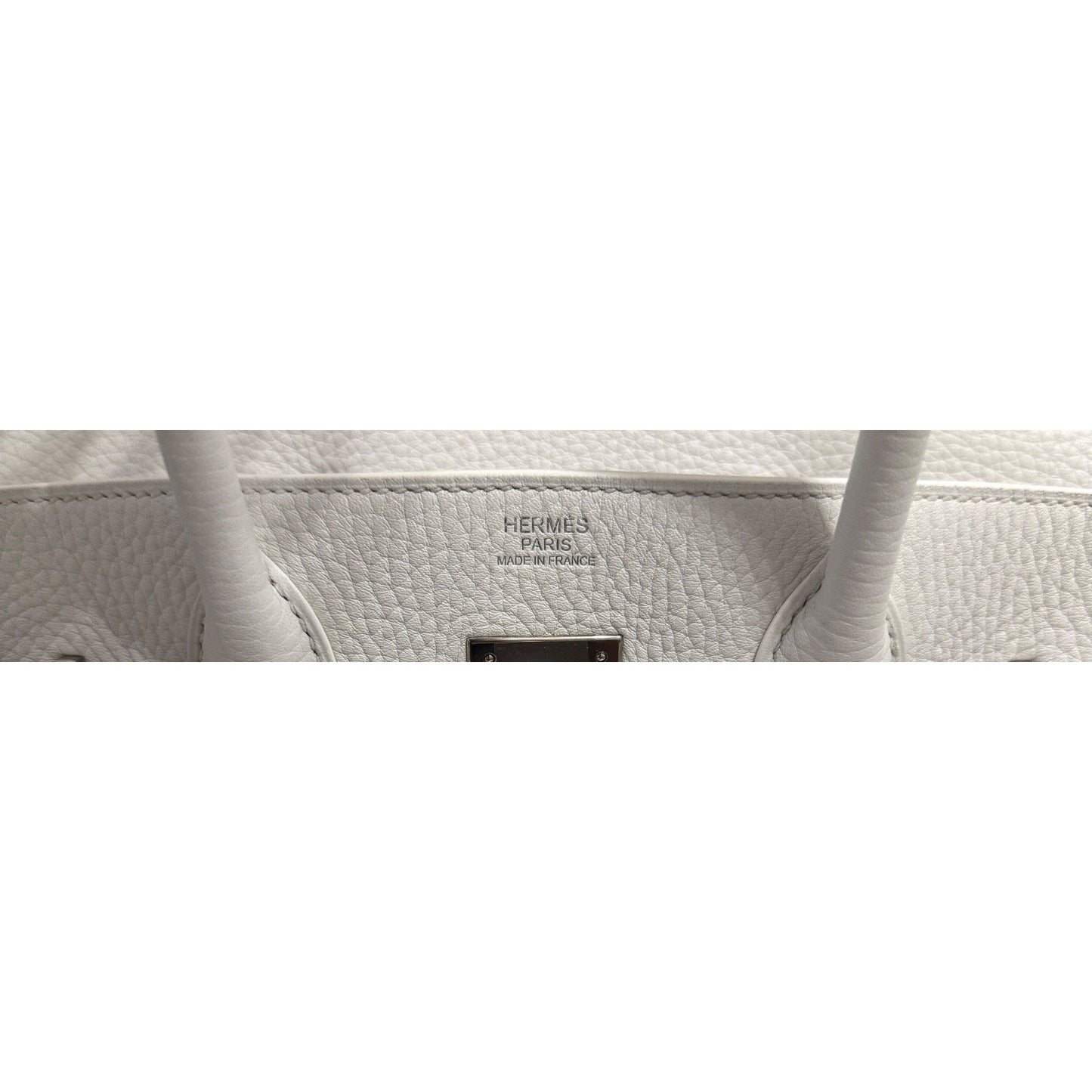 Hermes Birkin 30 White Blanc Togo Leather Palladium Hardware
