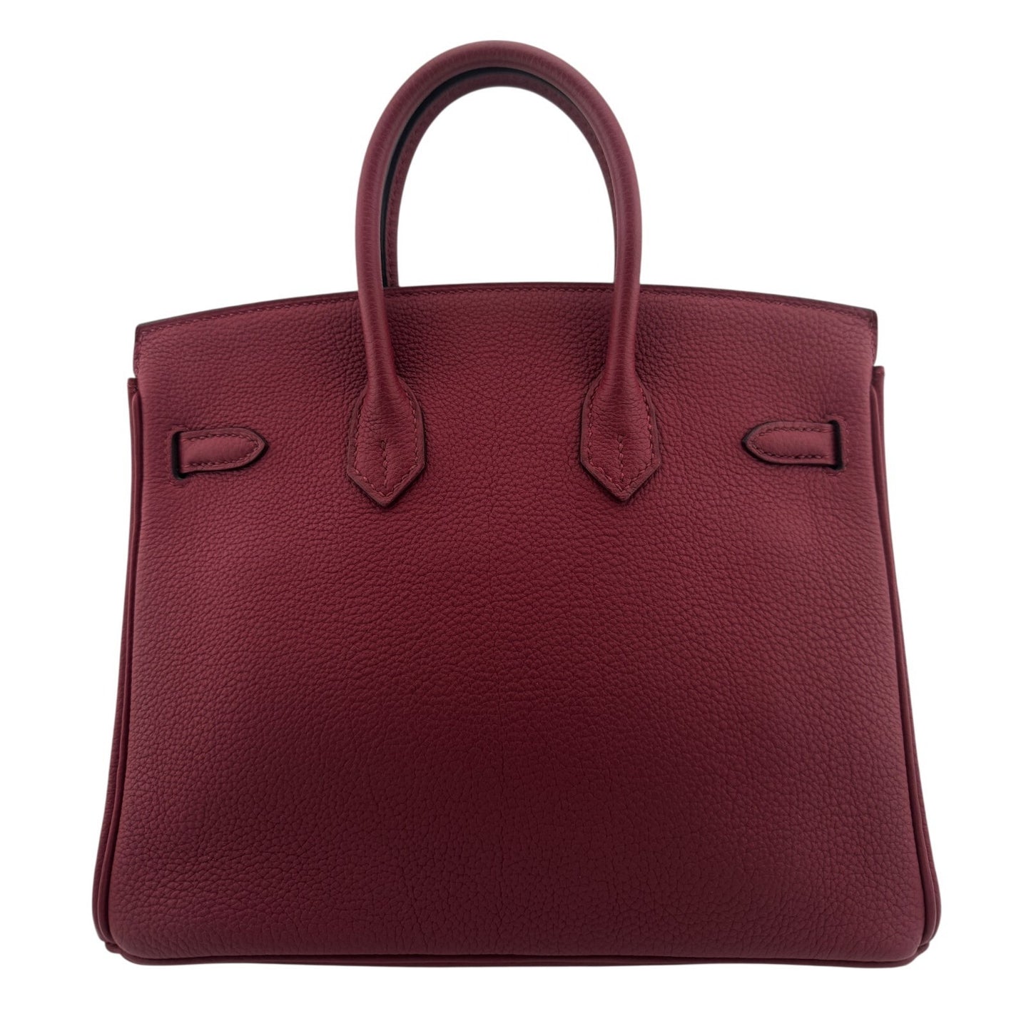 Hermes Birkin 25 Rouge Grenat Red Togo Leather Gold Hardware