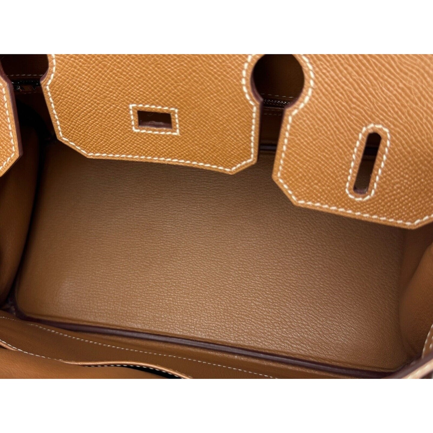 Hermes Birkin 30 Gold Tan Camel Epsom Leather Palladium Hardware