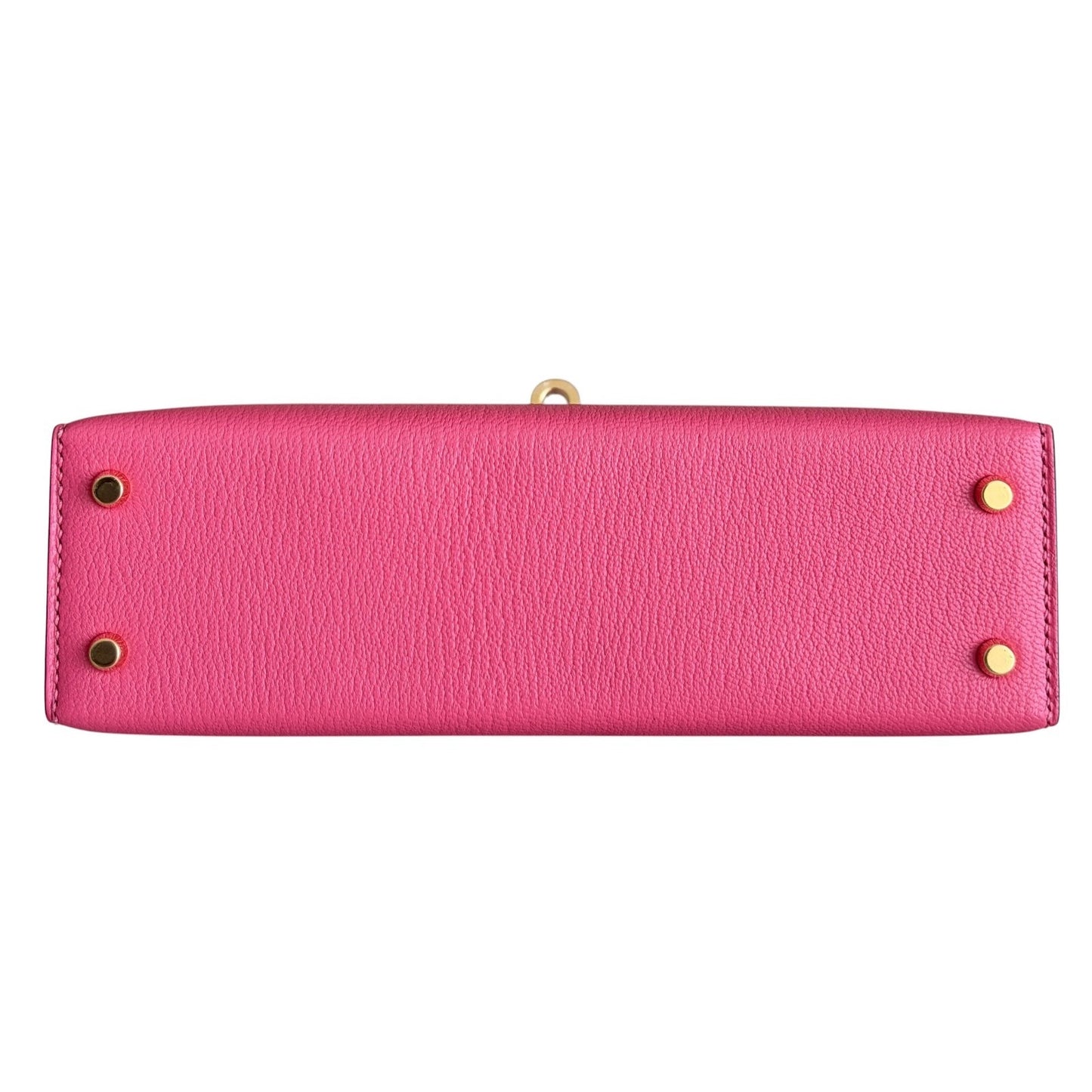 Hermes Kelly Mini 20 Rose Lipstick Pink Chèvre Leather Gold Hardware