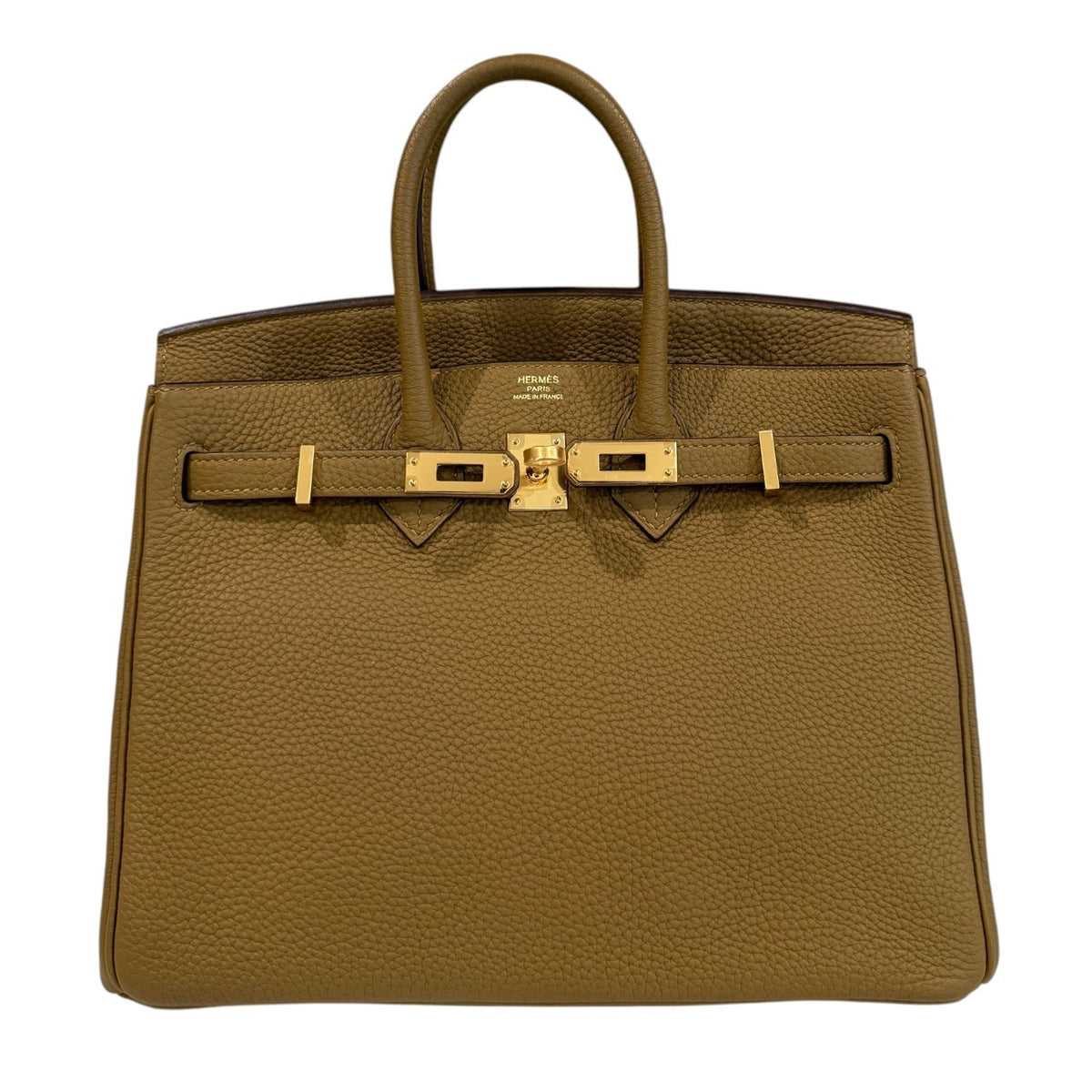 Hermes Birkin 25 Bronze Dore Togo Leather Gold Hardware