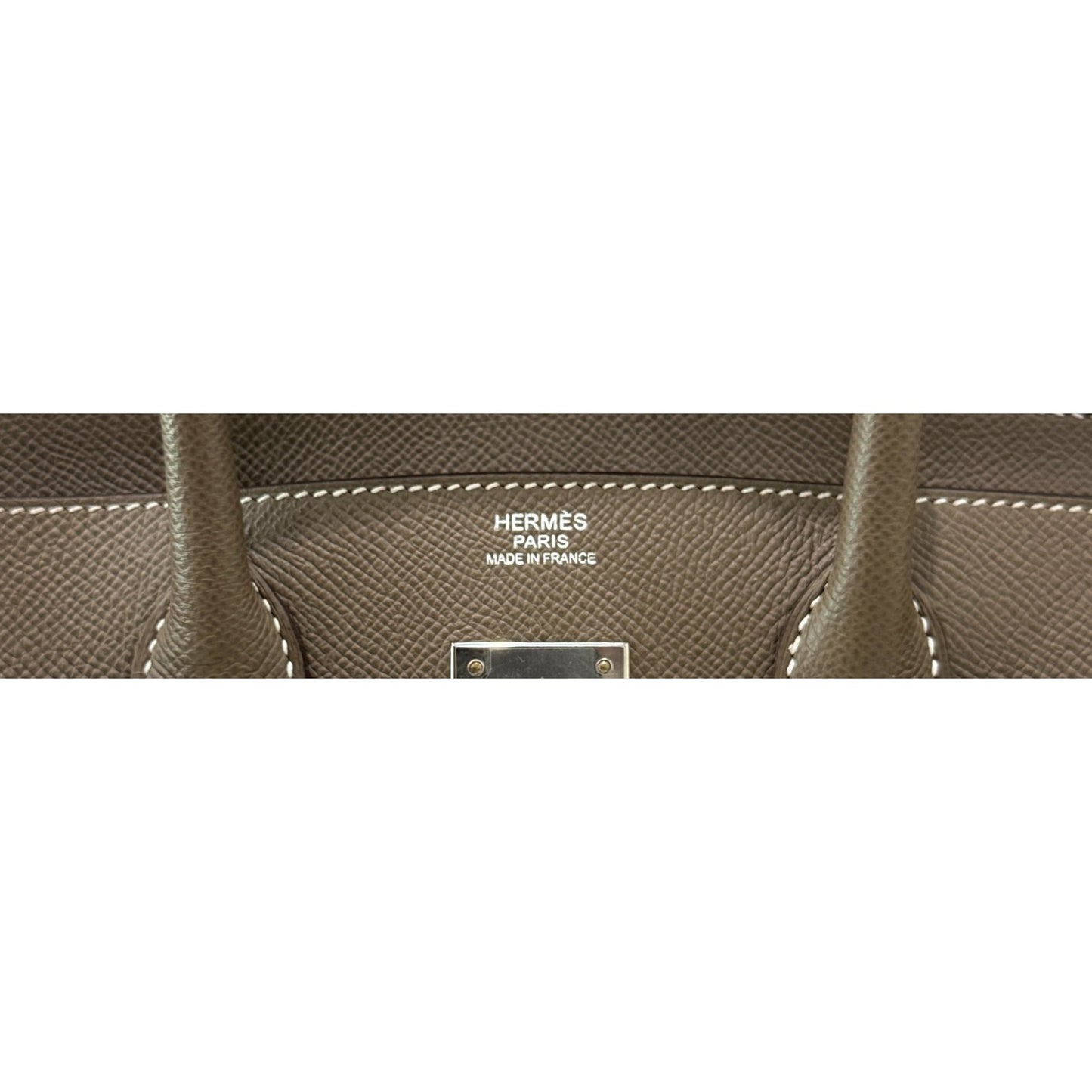 Hermes Birkin 30 Etoupe Gray Epsom Leather Palladium Hardware