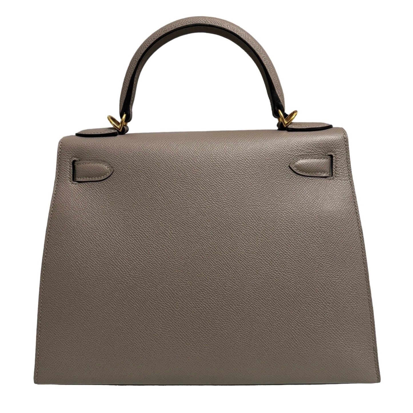 Hermes Kelly 28 Sellier Gris Asphalt Gray Grey Epsom Leather Gold Hardware