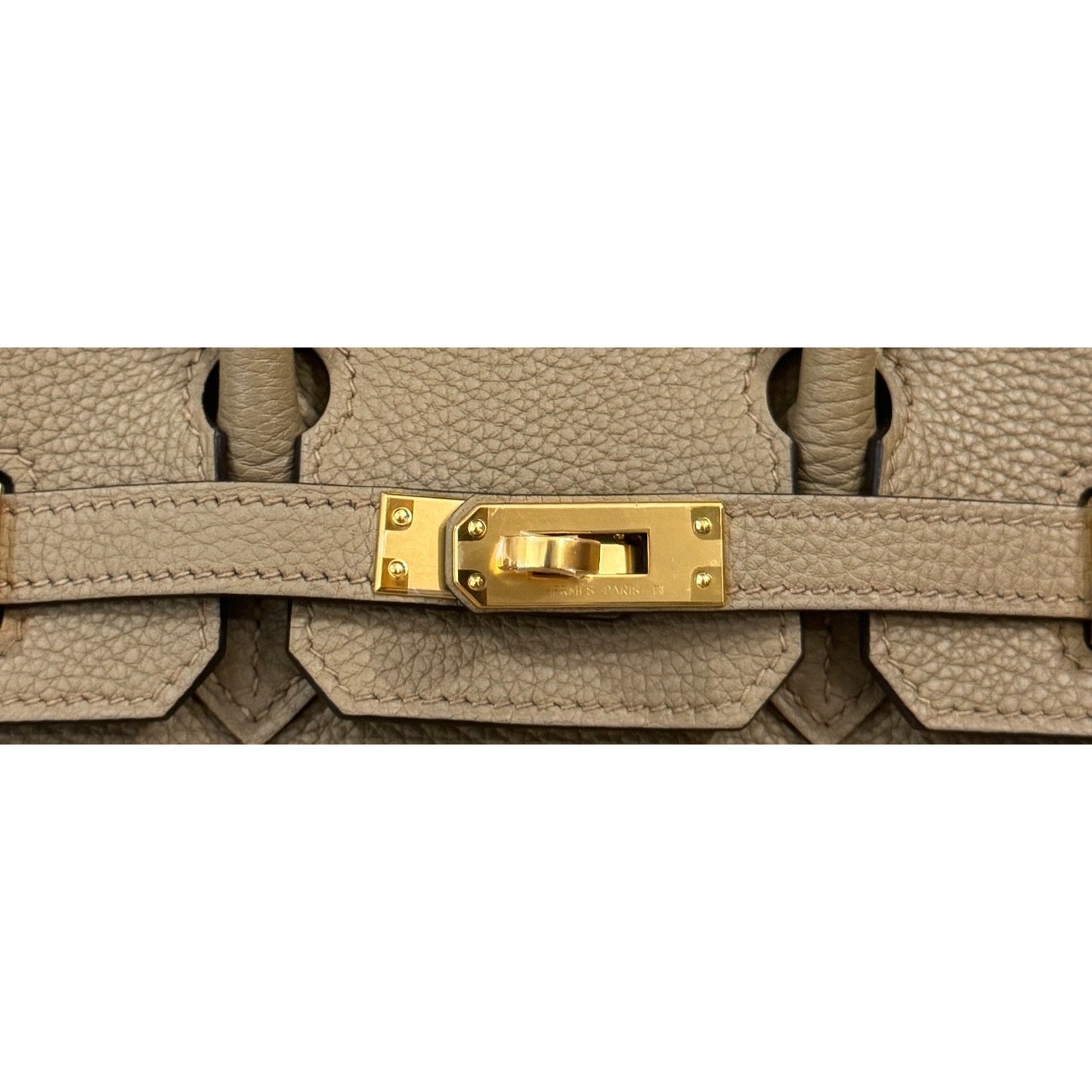 Hermes Birkin 25 Beige Marfa Togo Leather Gold Hardware NEW 2024