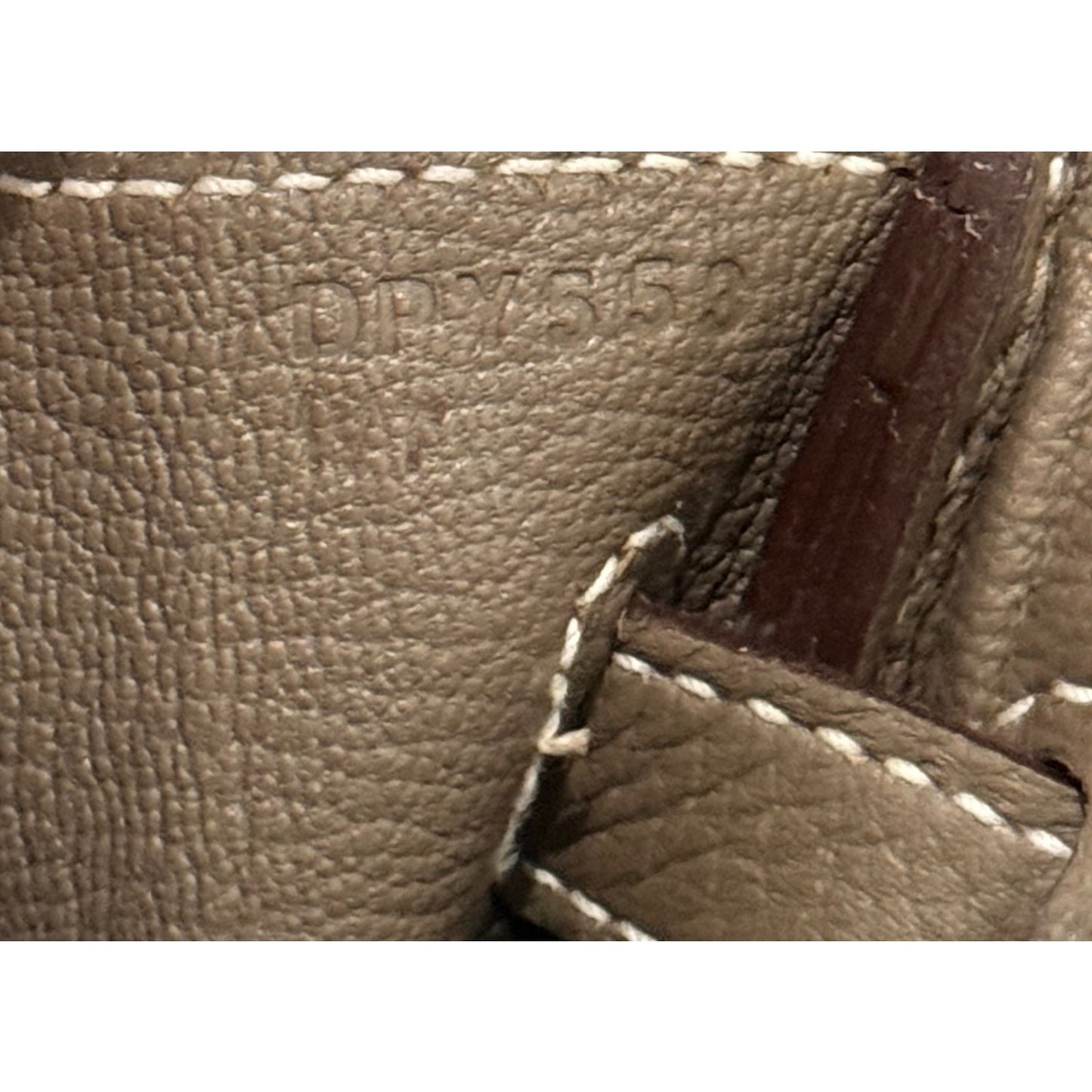 Hermes Birkin 25 Etoupe Gray Togo Leather Gold Hardware Handbag