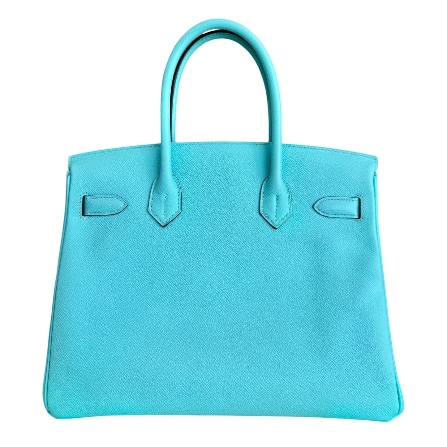 Hermes Birkin 30 Blue Atoll Epsom Leather Gold Hardware