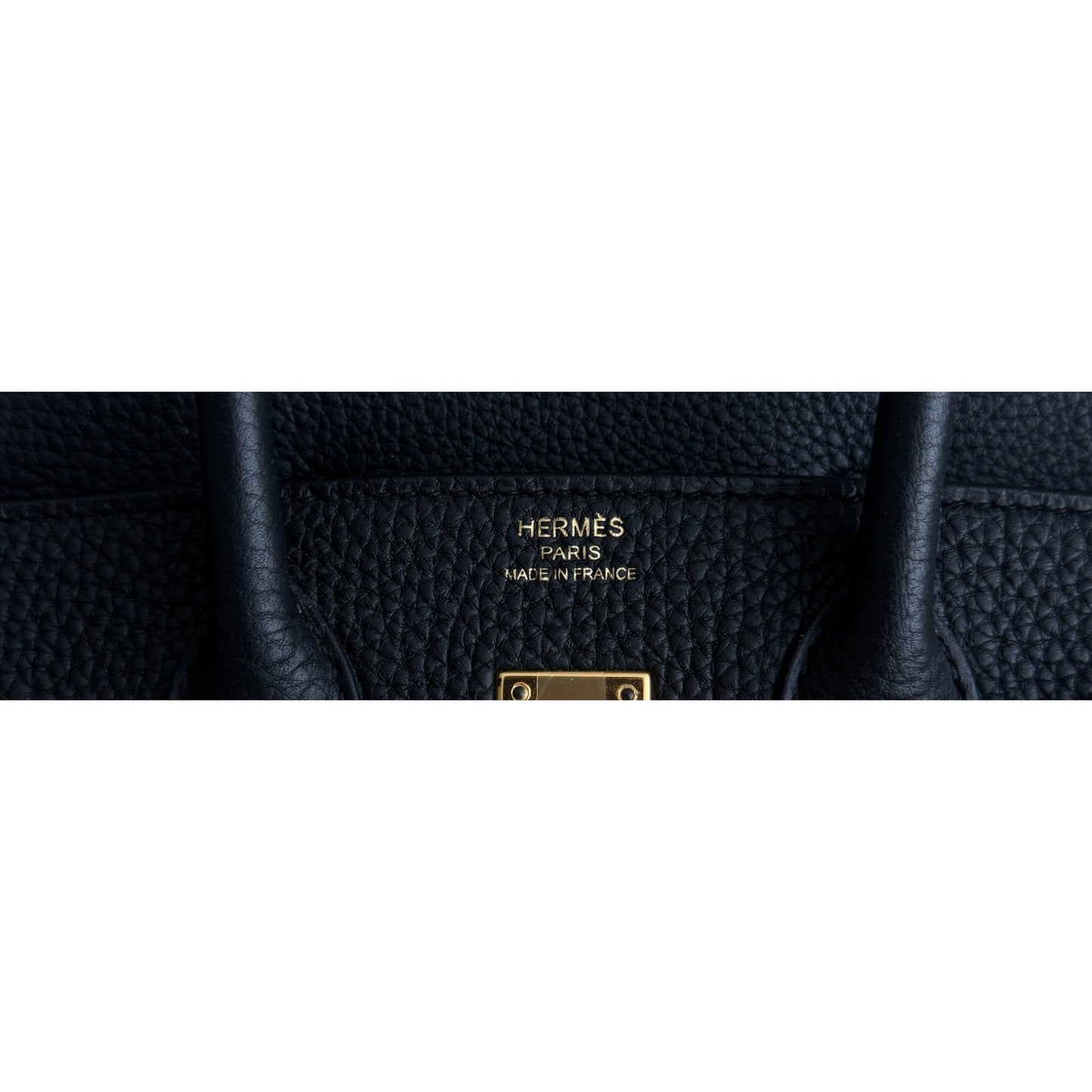 Hermes Birkin 25 Black Noir Togo Leather Gold Hardware RARE