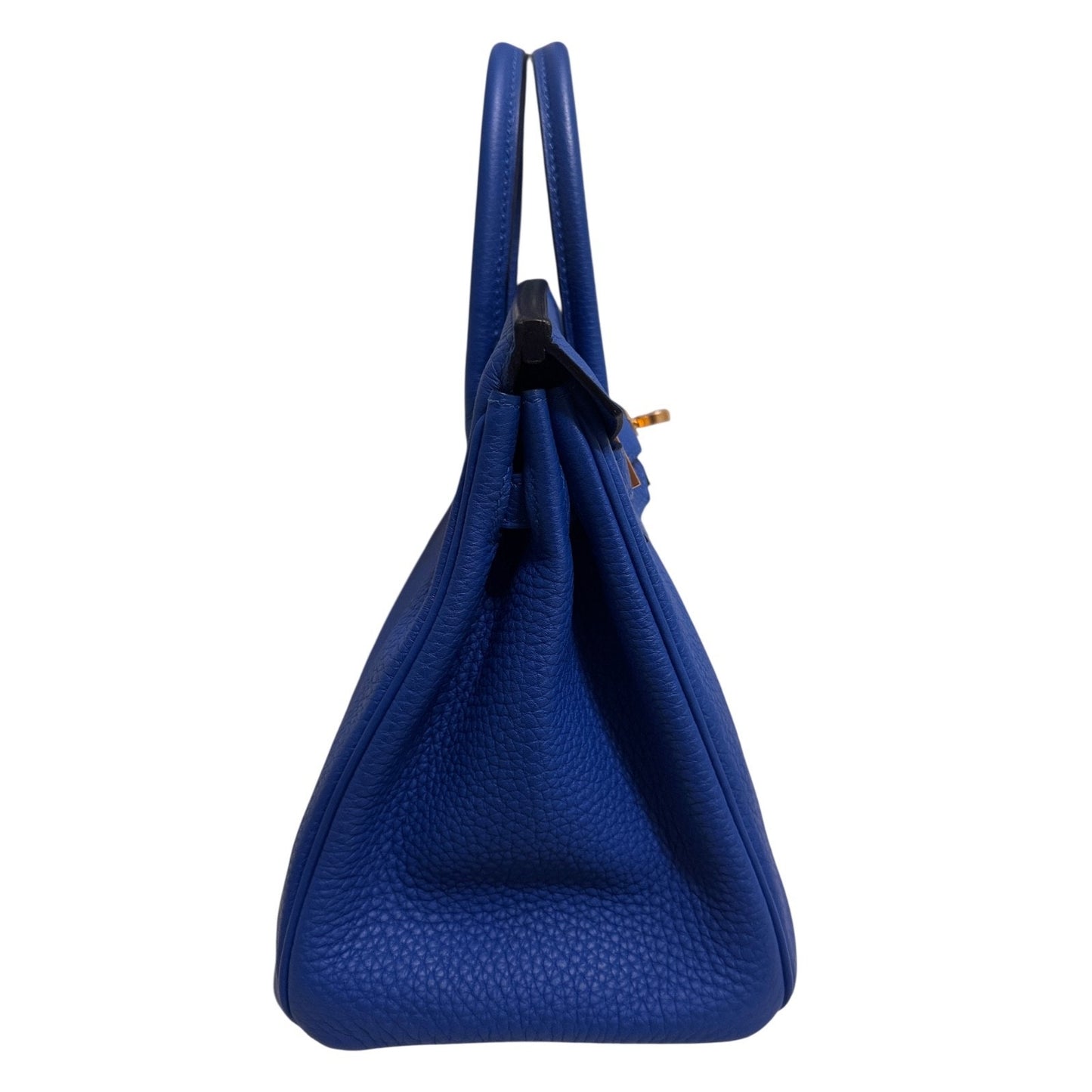 Hermes Birkin 25 Blue Zellige Togo Leather Gold Hardware RARE