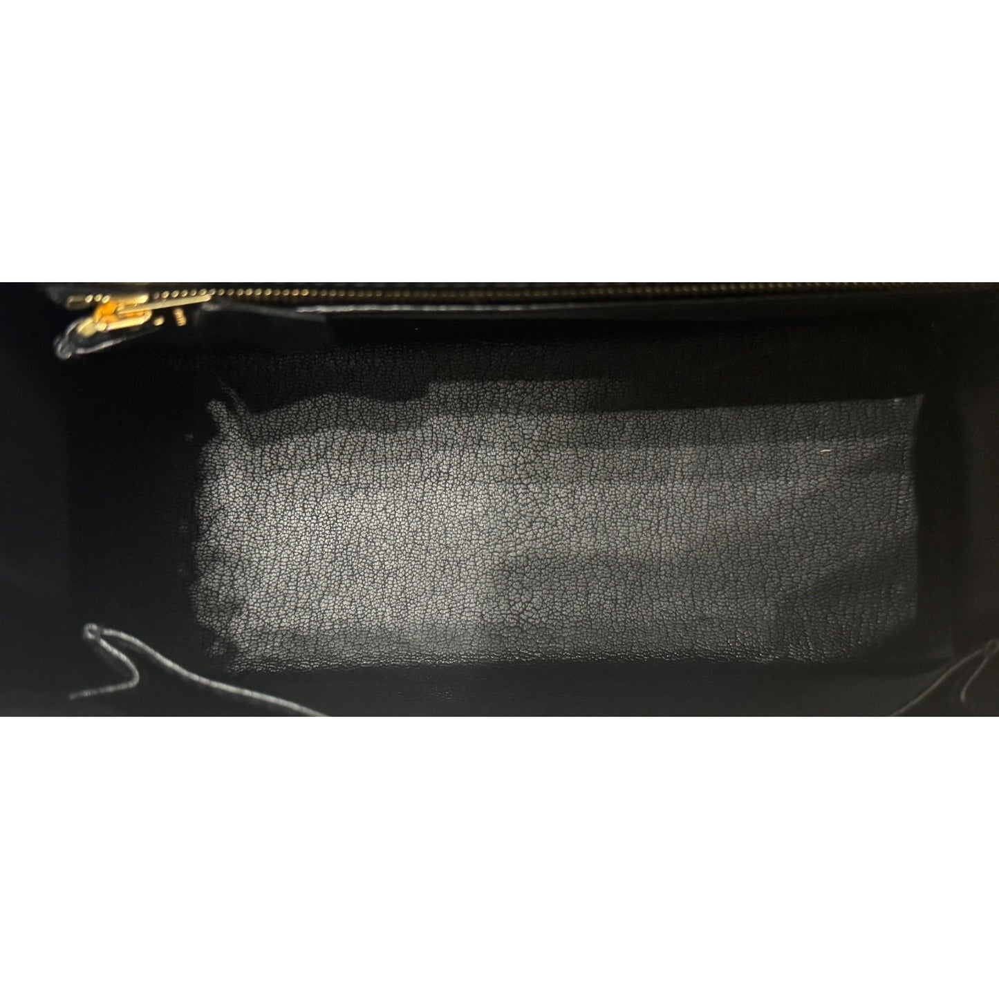 Hermes Kelly 25 Sellier Black Noir Epsom Leather Gold Hardware