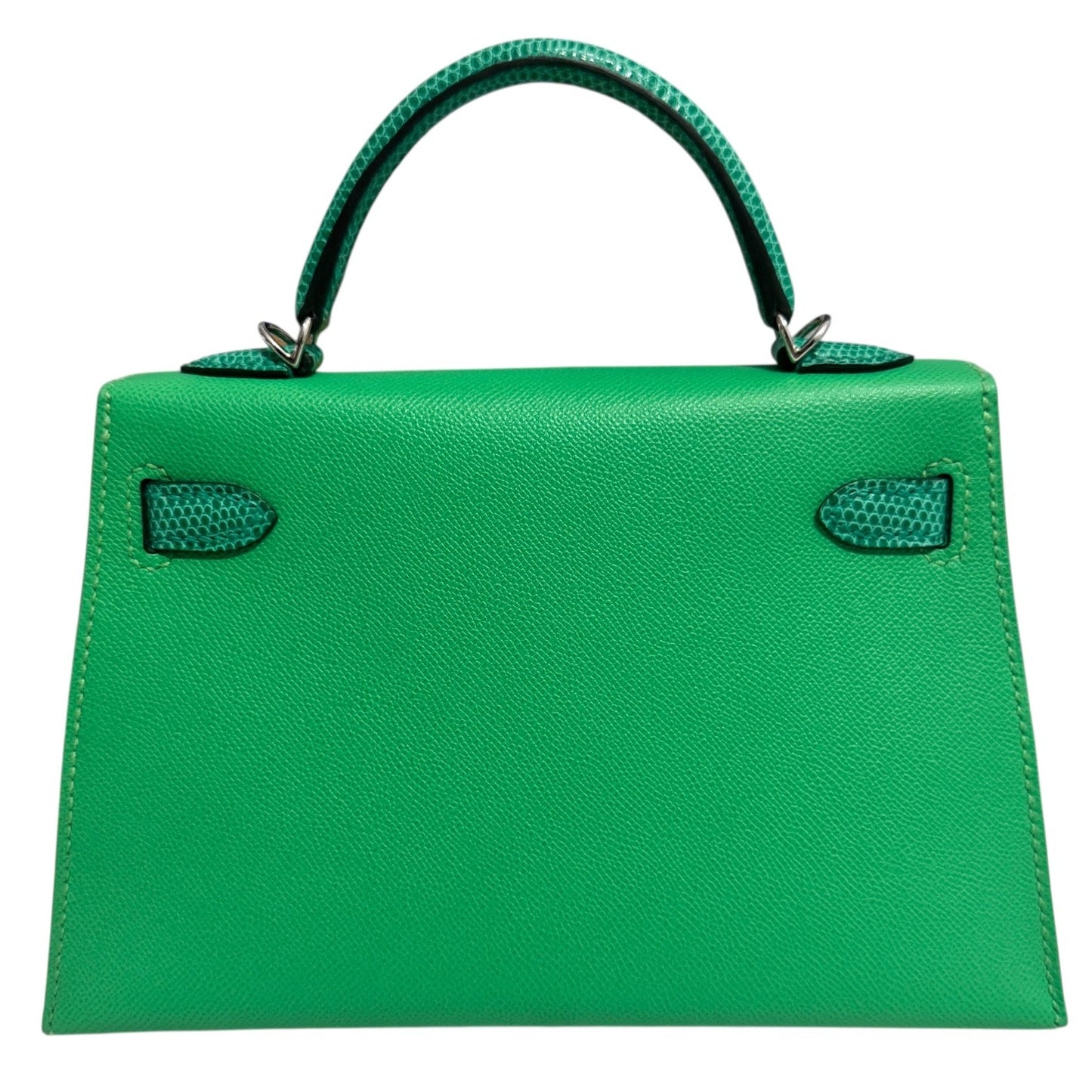Hermes Mini Kelly Touch Lizard Vert Comics Green Madame Leather Palladium HWR