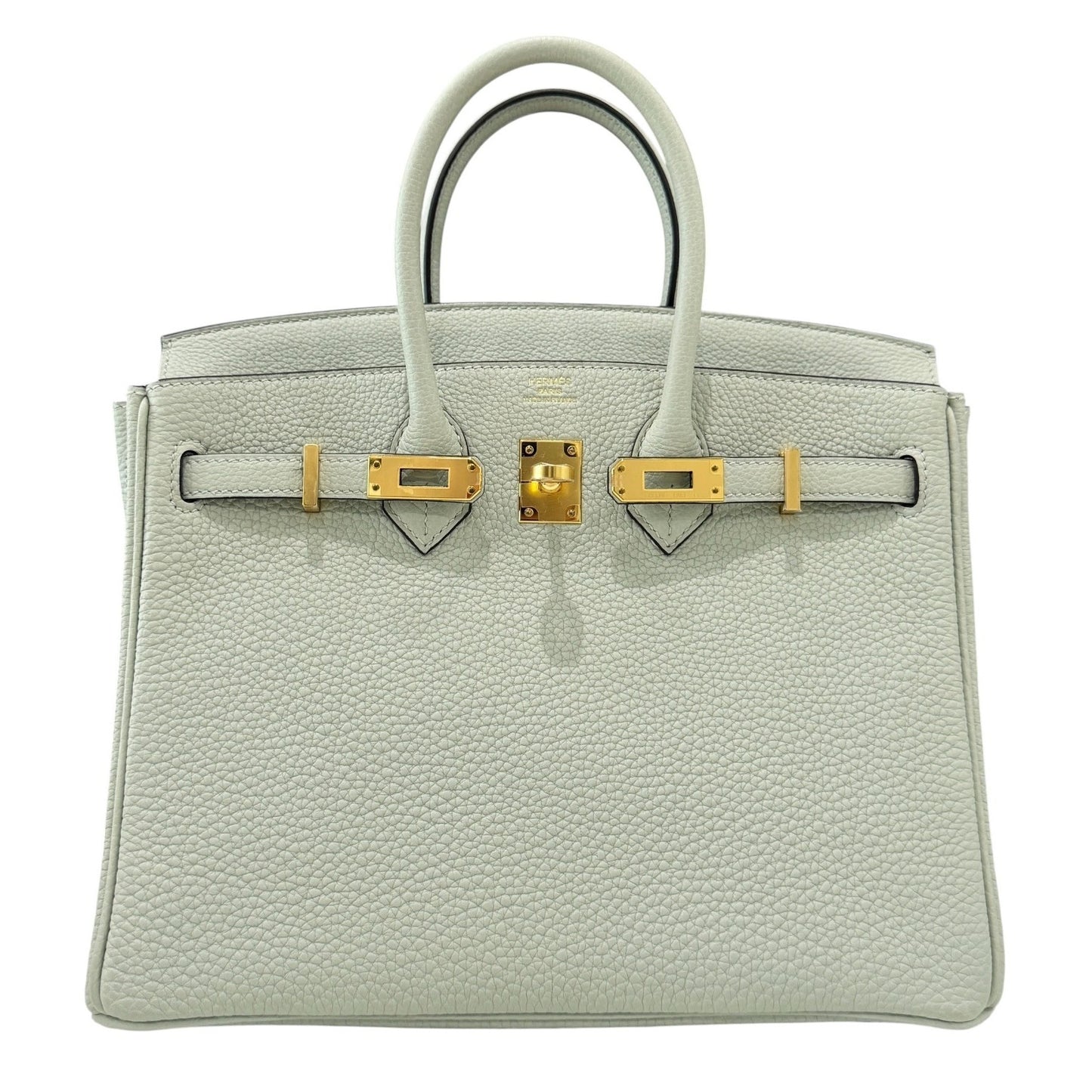 Hermes Birkin 25 Gris Neve Gray Togo Leather Gold Hardware