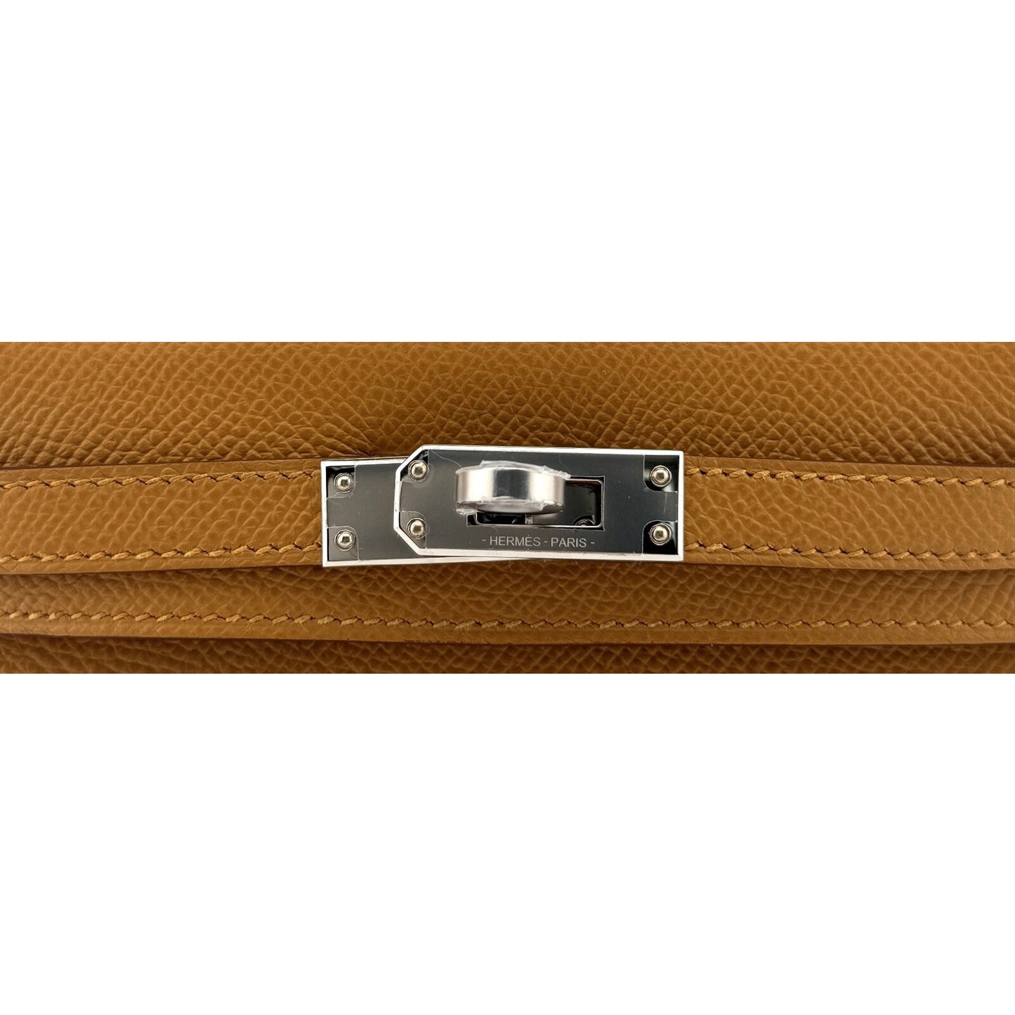 Hermes Kelly Mini 20 Sesame Tan Epsom Leather Palladium Hardware